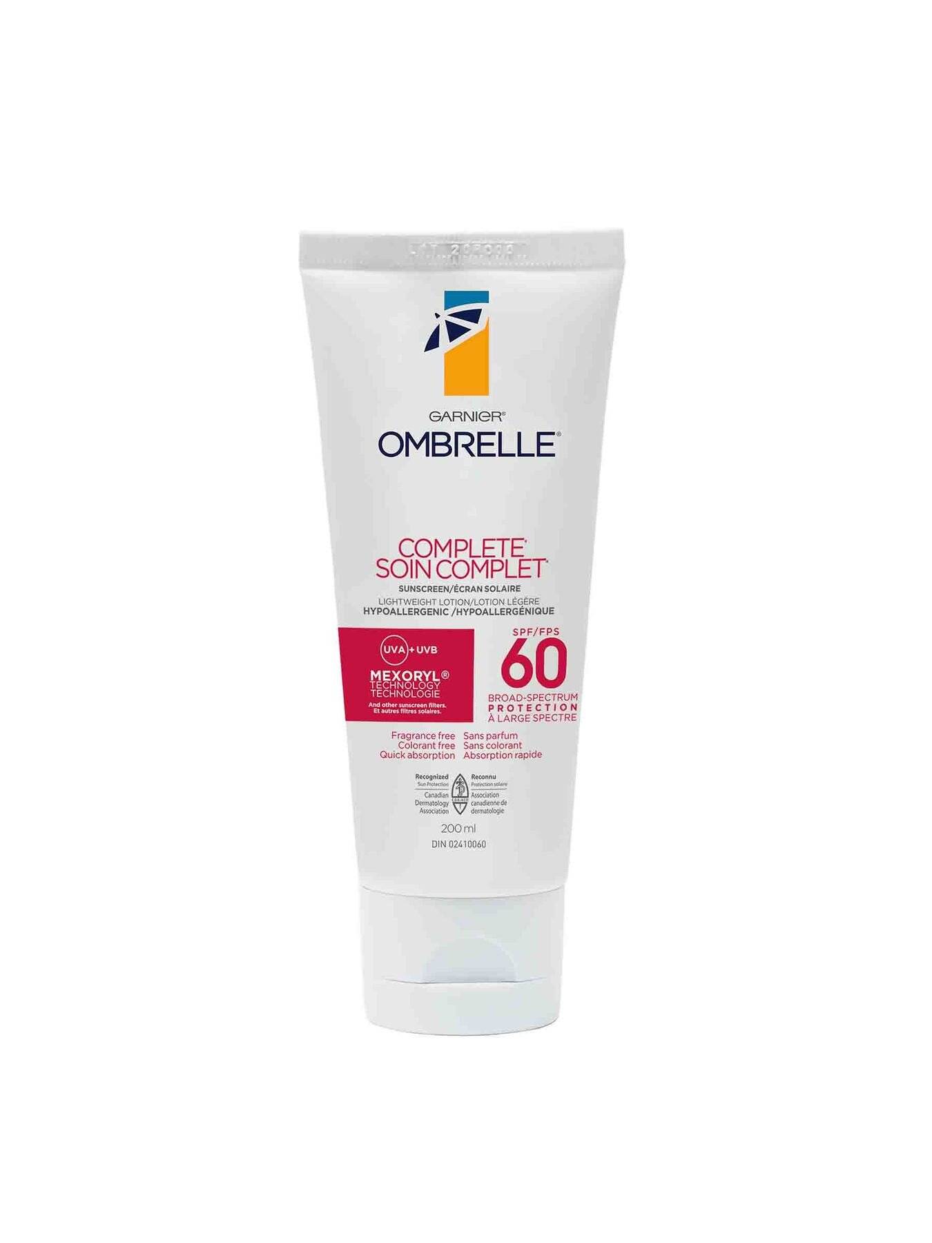 Garnier Ombrelle Complete Sunscreen Hypoallergenic Lotion SPF 60, 200ml Garnier