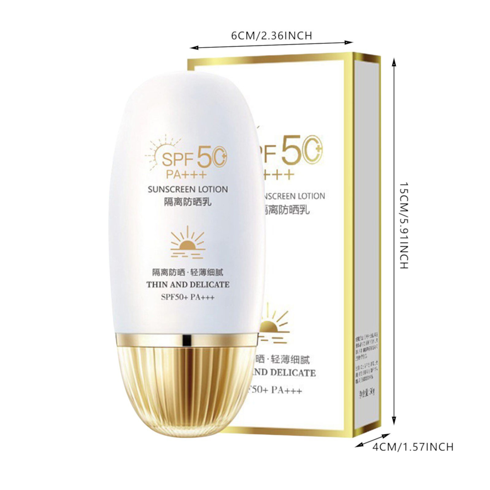 Sunscreen for Face SPF 50+ High Efficiency Isolation Long Lasting Sweat Three in One Lotion Skin Health Skin Care Clearance NRUDPQV