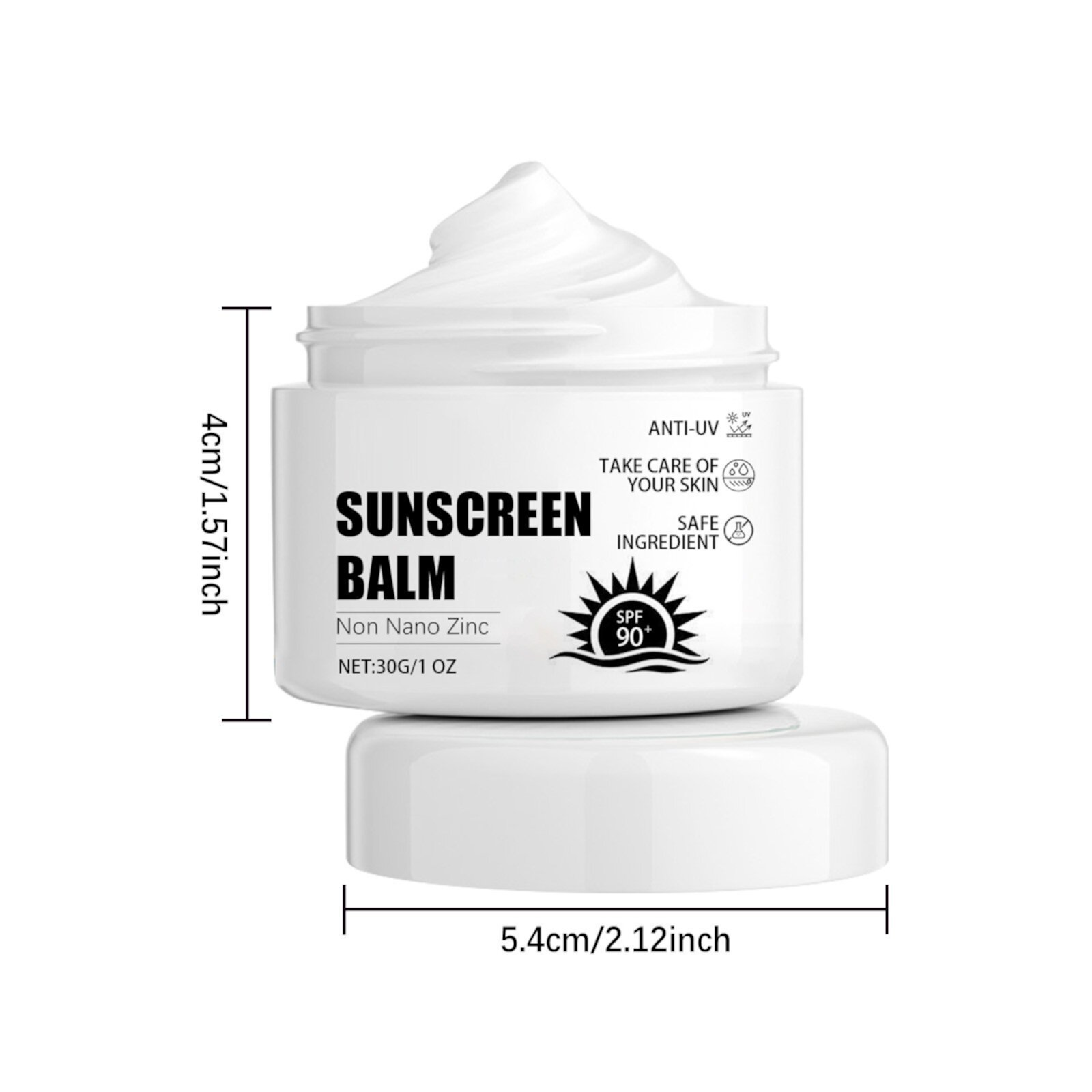 LINMOUA Sunscreen Balm High-efficiency Sunscreen Skin Care Paste Isolation And Skin Refreshing And Moisturizing Daily Skin Paste LINMOUA