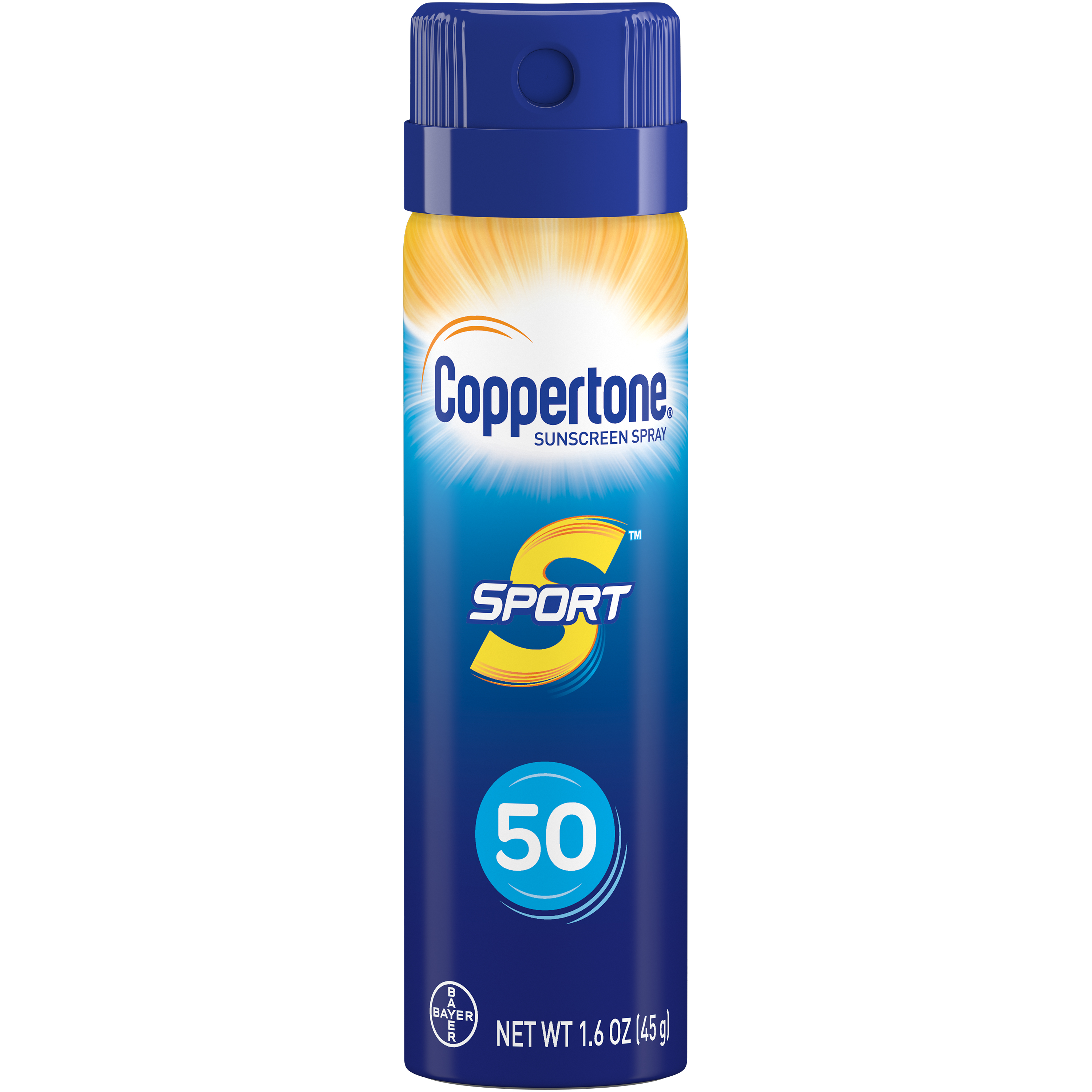 Coppertone Sport Sunscreen Spray, SPF 50, 1.6 oz Coppertone