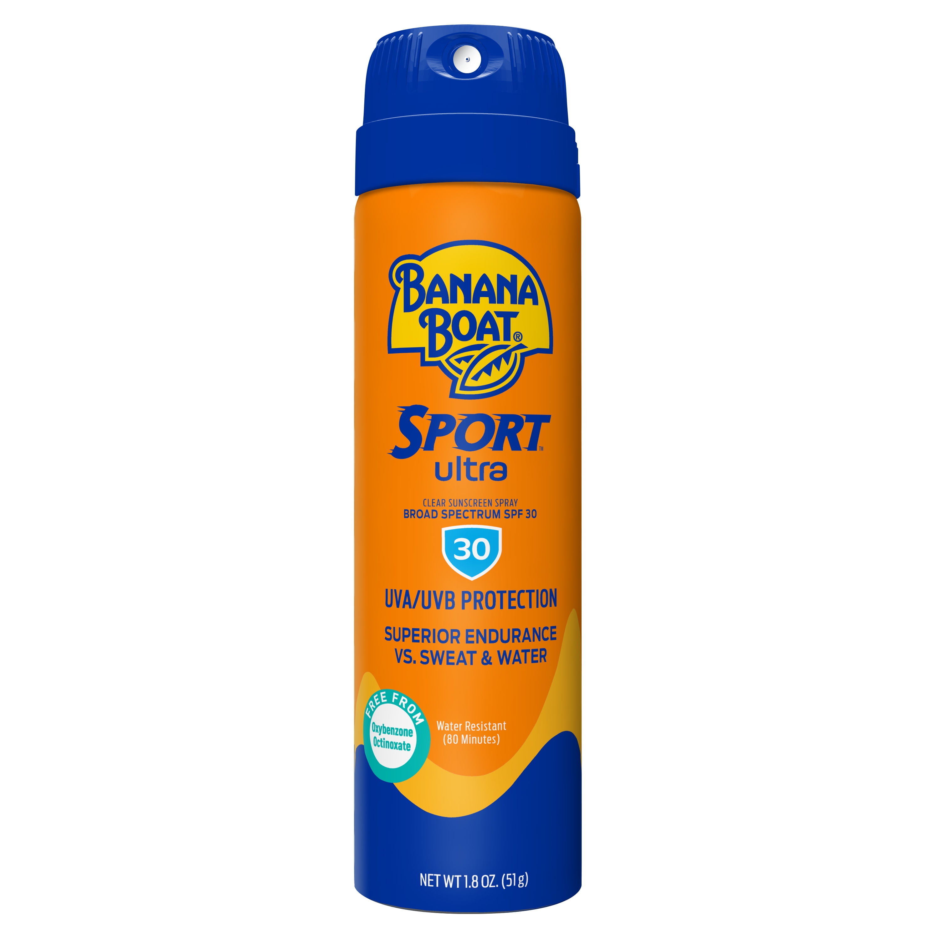 (2 pack) Banana Boat Sport Ultra SPF 30 Sunscreen Spray, Travel Sunscreen Spray, Adult Sunblock, 1.8 oz BANANA BOAT