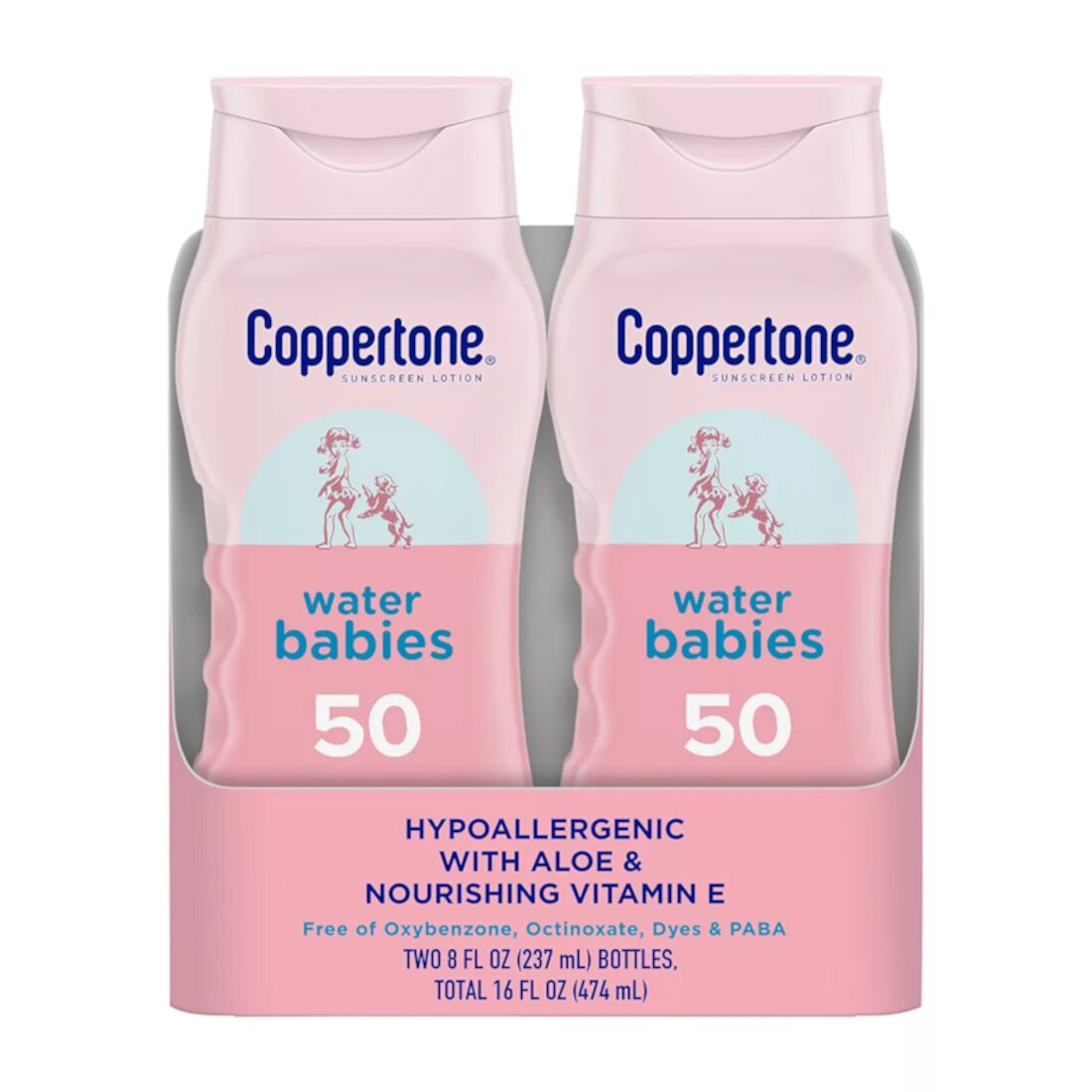 Coppertone Water Babies SPF 50, 2 x 8 oz. Coppertone