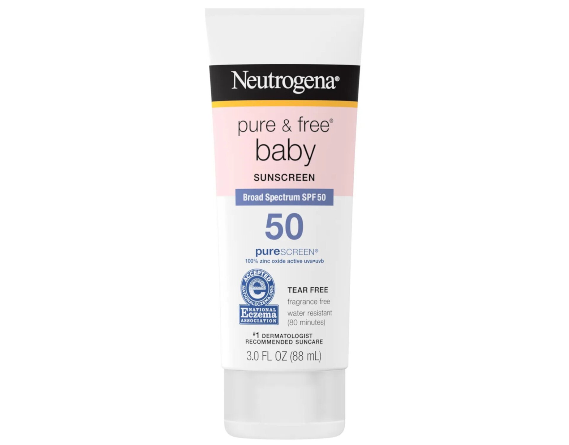 Neutrogena Pure & Free Baby Sunscreen Lotion SPF 50 3 oz (Pack of 3) Neutrogena