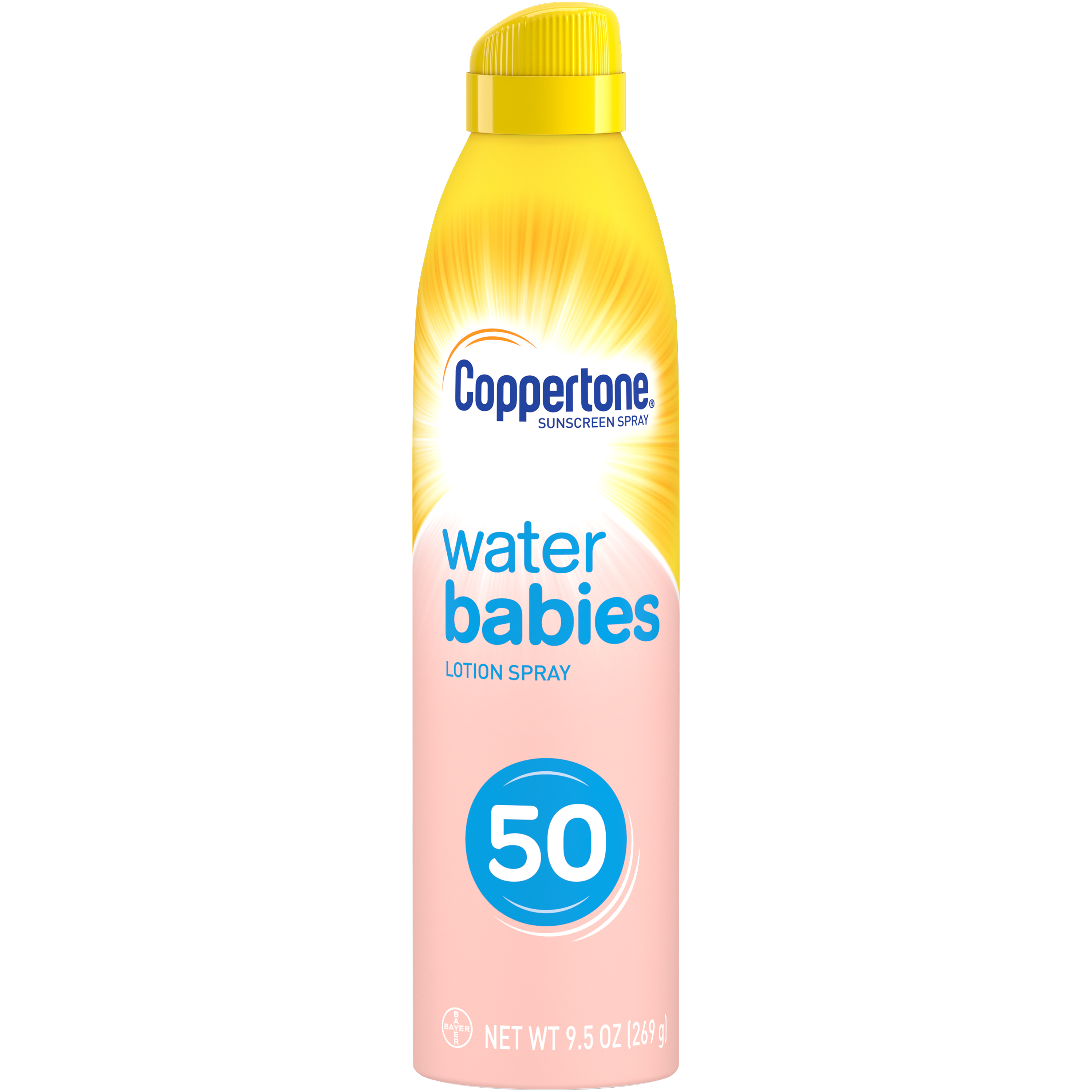 Coppertone WaterBABIES Sunscreen Spray SPF 50, 9.5 oz Coppertone