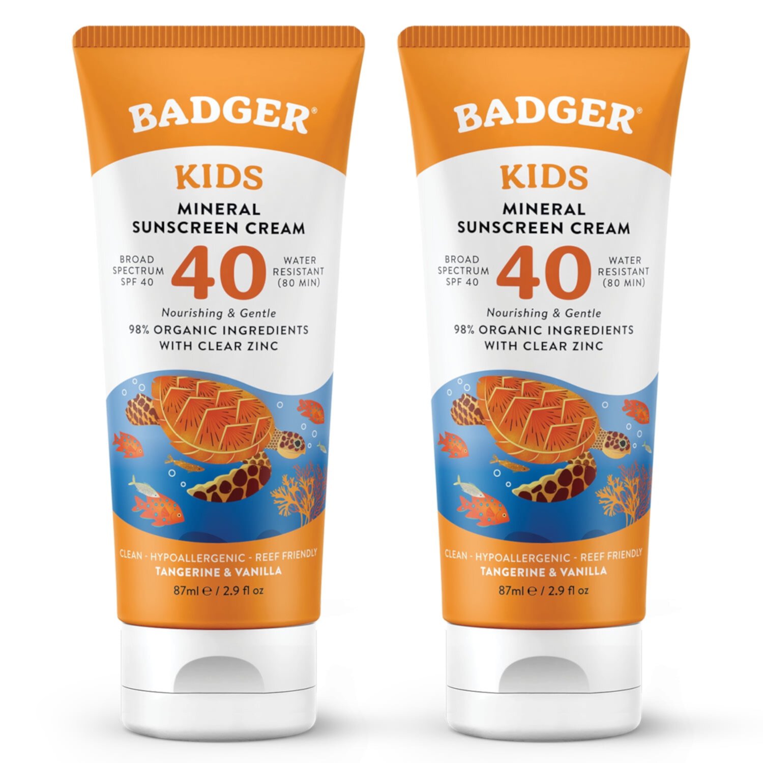 Badger Kids Mineral Sunscreen Cream - SPF 40 Badger