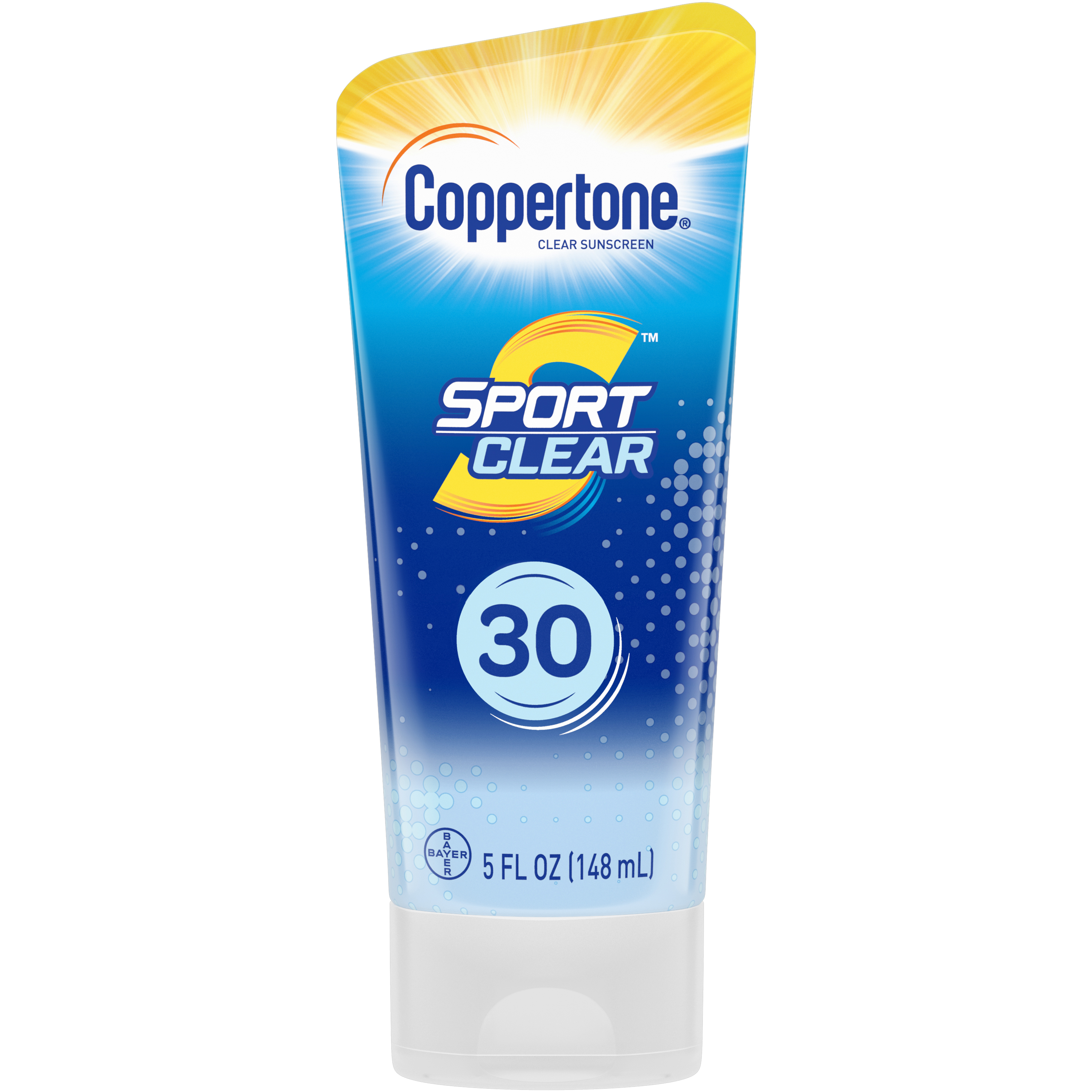 Coppertone Sport Clear Sunscreen, Broad Spectrum SPF 30 Sunscreen, 5 Oz Coppertone