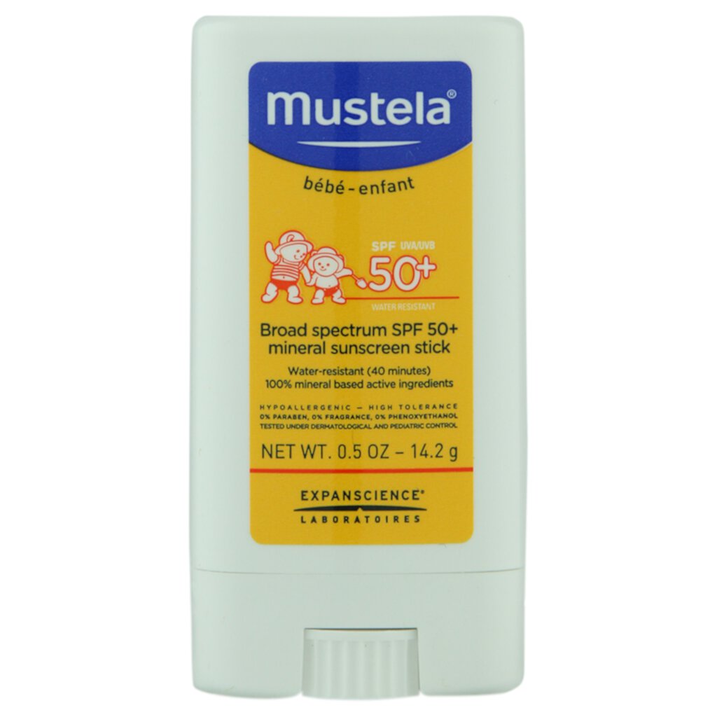 Mustela Mineral Sunscreen Stick 50+ 14.2 g Mustela