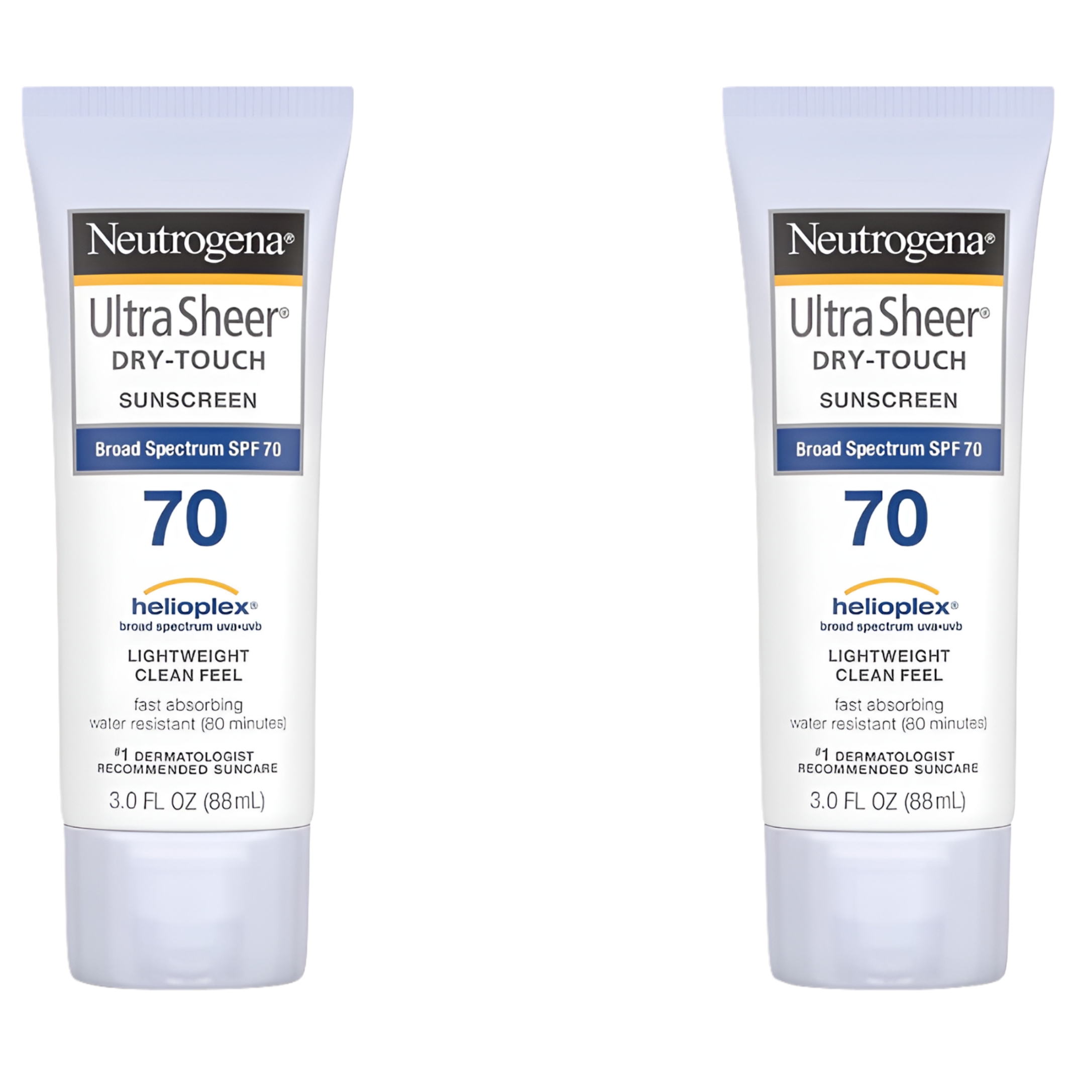 Neutrogena Ultra Sheer Dry-Touch Sunscreen SPF 70 3 oz (Pack of 2) Neutrogena