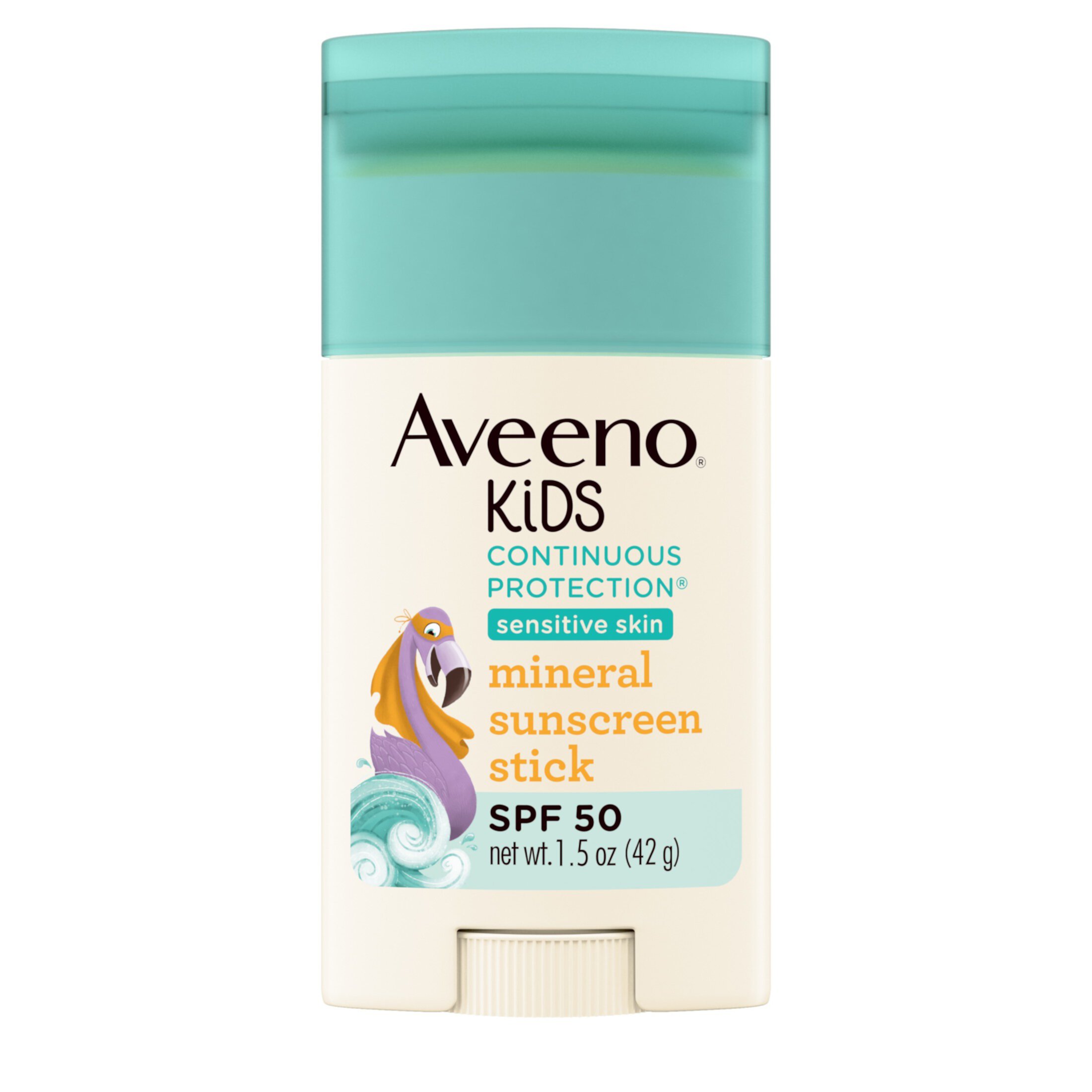 Aveeno Kids Zinc Oxide Mineral Sunscreen Stick, SPF 50, 1.5 oz Aveeno