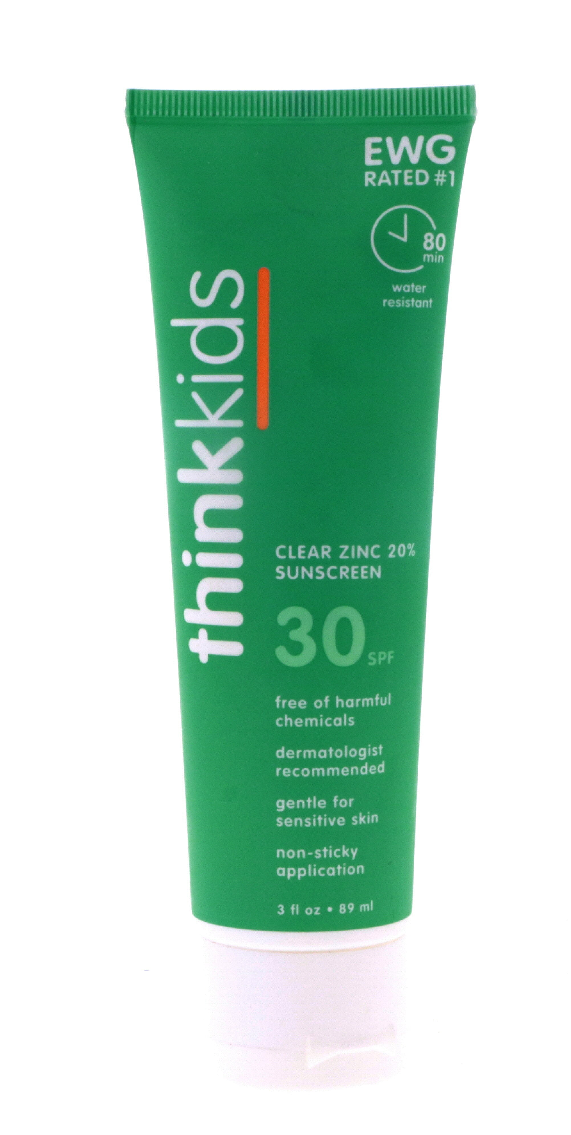 Think Thinksport for Kids Clear Zinc SPF30 Sunscreen, 3 oz Think