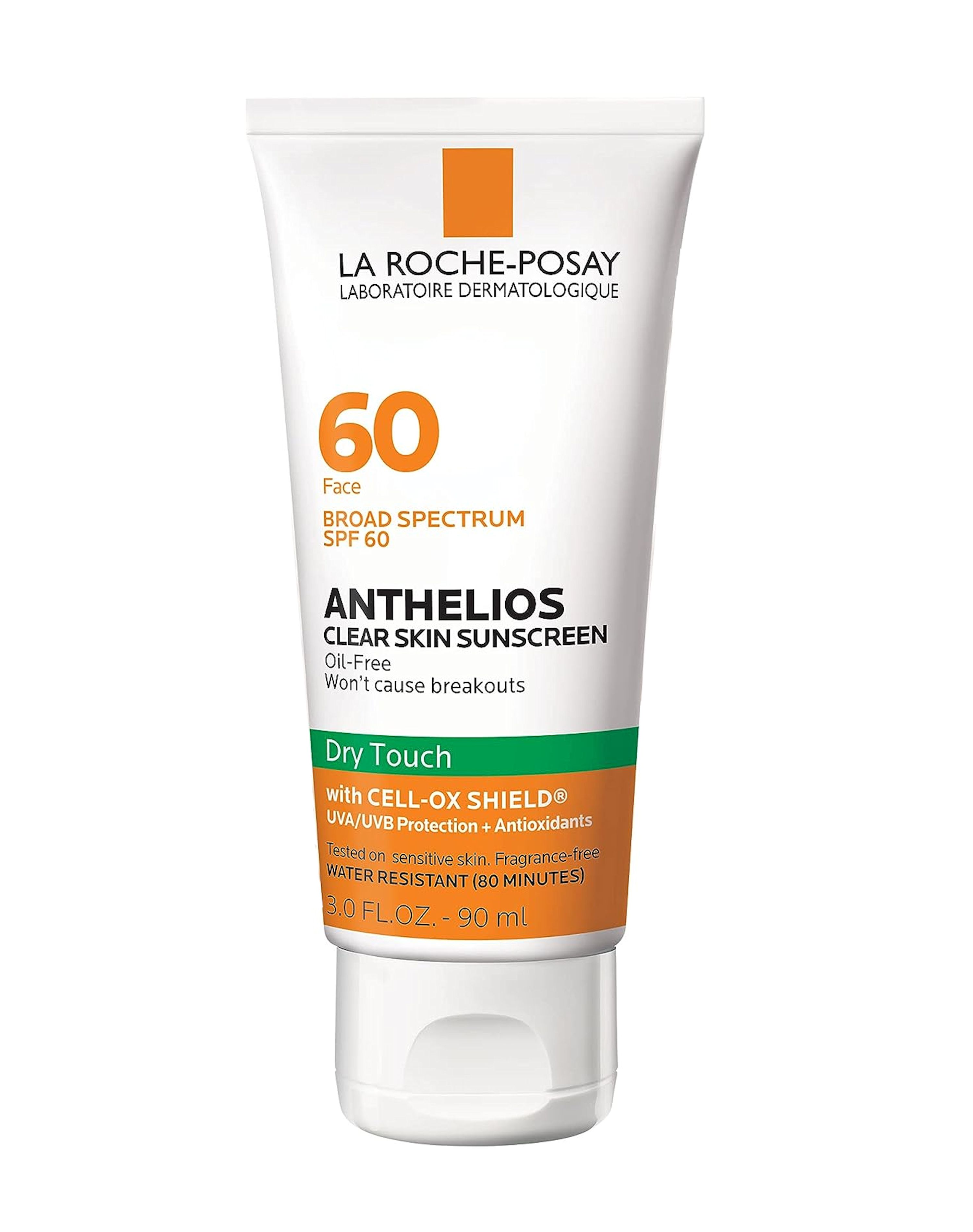 La Roche-Posay Anthelios Clear Skin Dry Touch Broad Spectrum Sunscreen SPF60 3 fl oz (90ml) La Roche-Posay