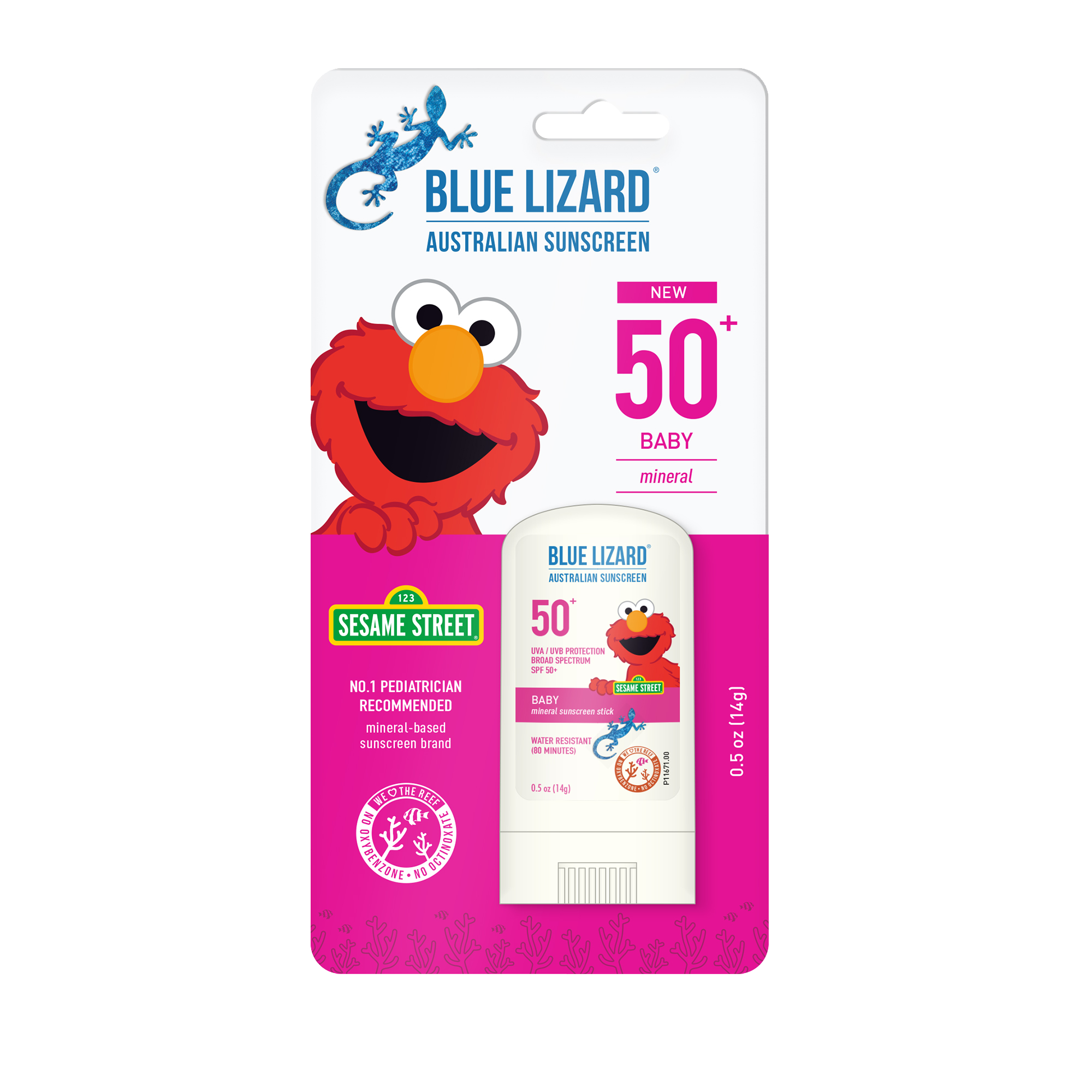 Blue Lizard Australian Mineral Suncscreen - Baby, SPF 50+, 0.5 Oz Stick Blue Lizard