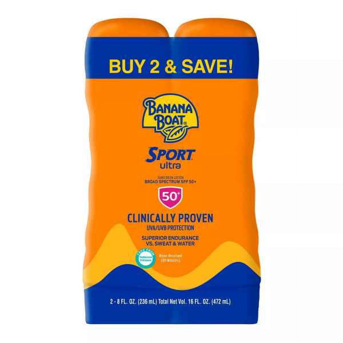 Banana Boat Ultra Sport Sunscreen Lotion - SPF 50 - 16 fl oz/2ct BANANA BOAT