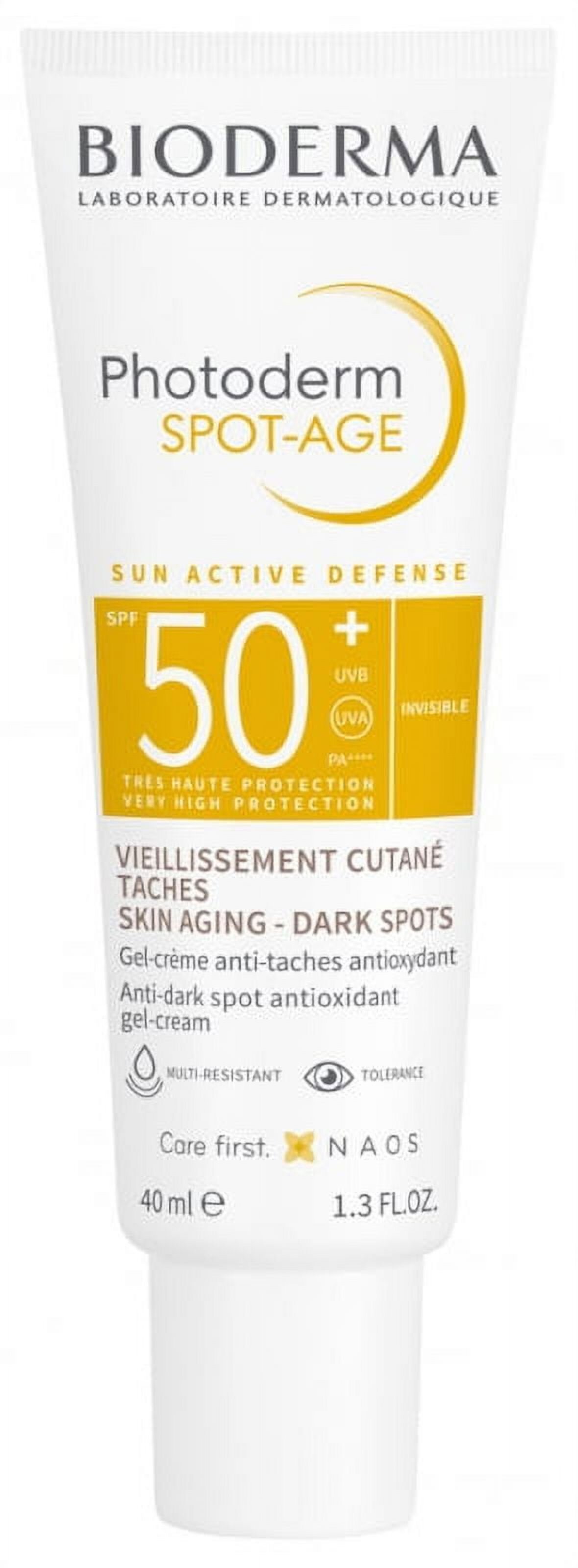 Bioderma Photoderm Spot Age SPF 50+ Reduces Spots and Wrinkles Antioxidant Boosted Sunscreen 40ml | 1.3 Fl Oz Bioderma