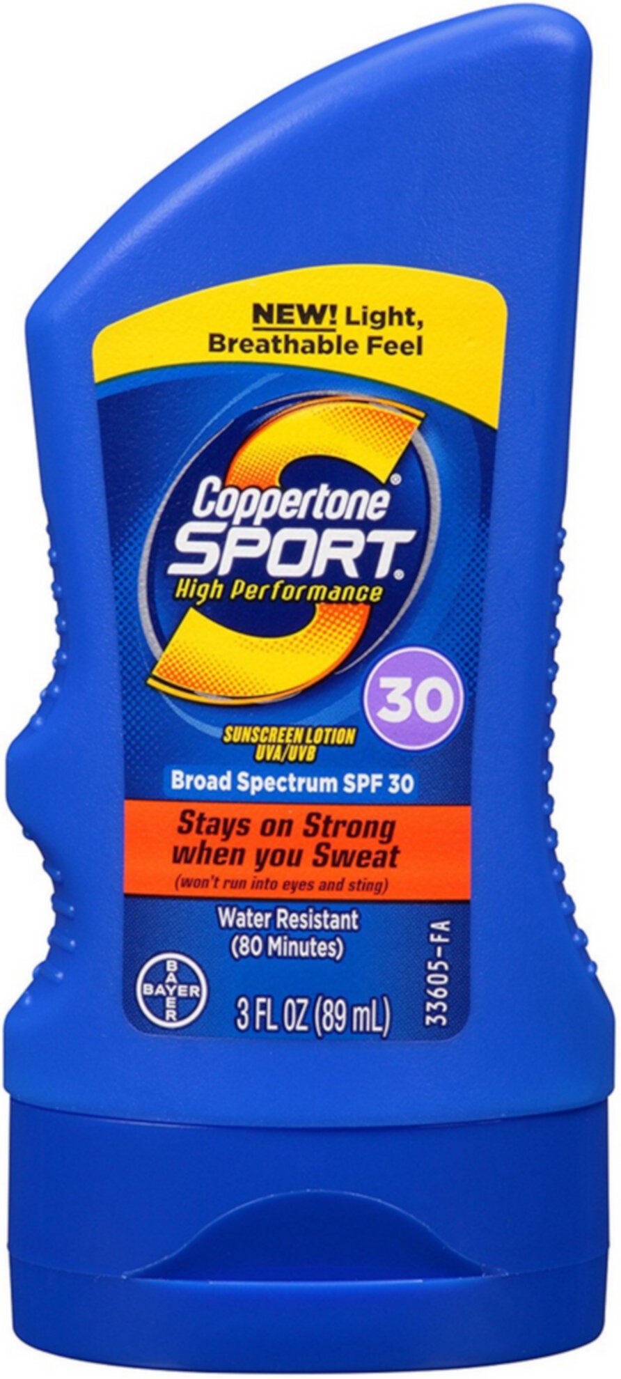 2 Pack - Coppertone Sport High Performance Sunscreen Lotion SPF 30 3 Oz Coppertone