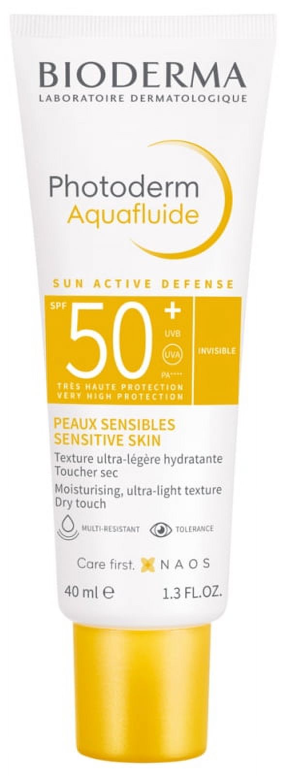 Крем для защиты от солнца Photoderm Aquafluid SPF50+ для чувствительной кожи, 40 мл Bioderma