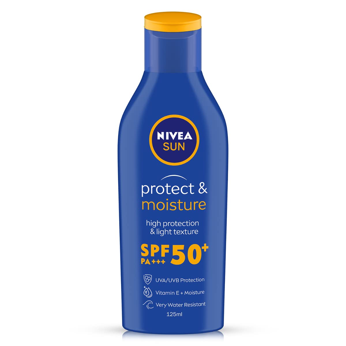 NIVEA SUN Protect and Moisture 125ml SPF 50 Sunscreen Nivea