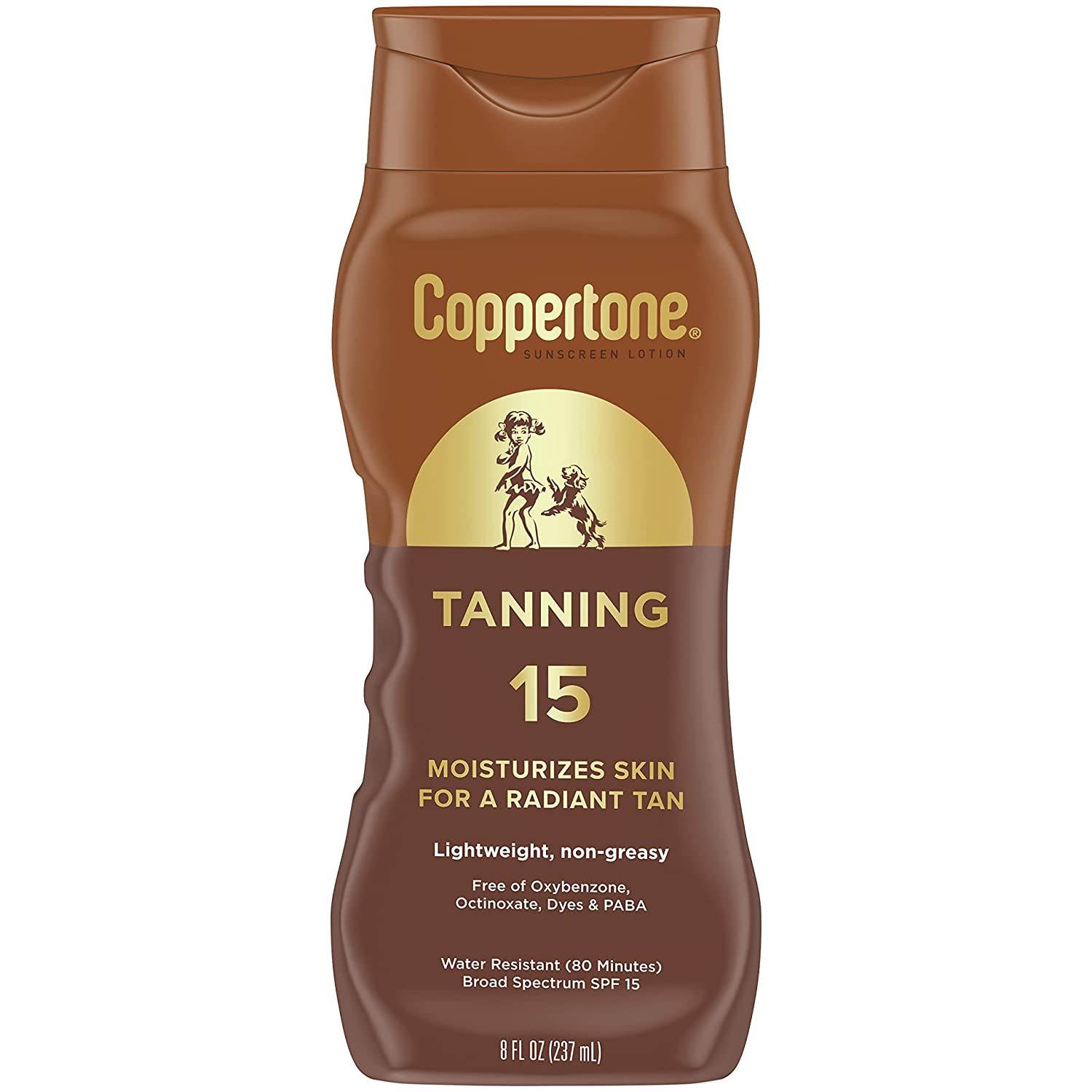 Coppertone Tanning Lotion SPF 15 8 oz (Pack of 3) Coppertone