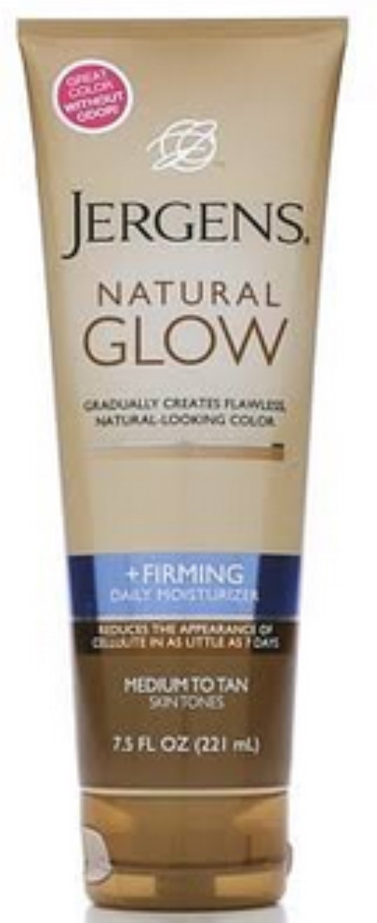 Jergens Natural Glow Daily Moisturizer Firming Medium/Tan Skin Tones 7.50 oz (Pack of 3) Jergens