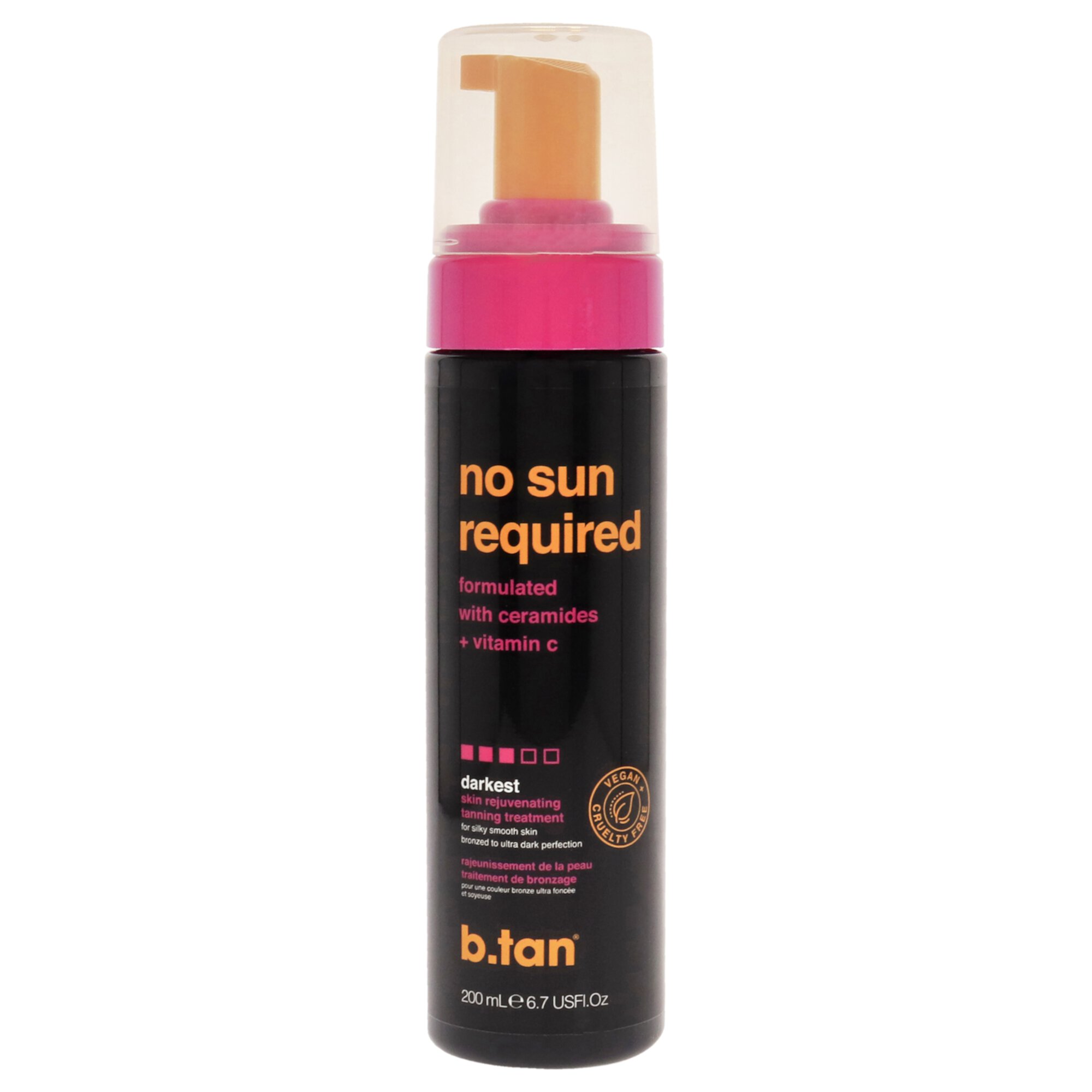 B.Tan No Sun Required Self Tan Mousse, 6.7 oz Mousse B.Tan