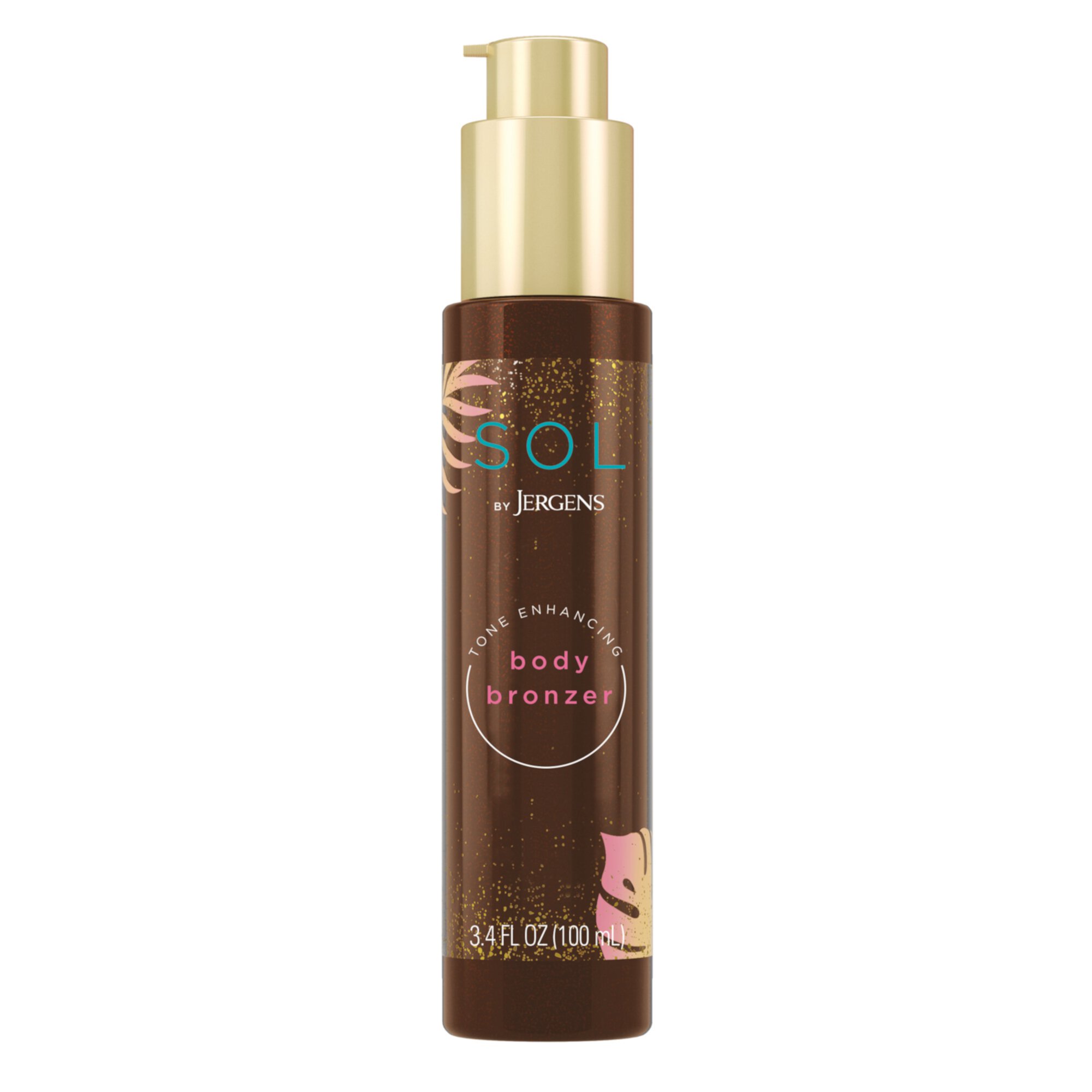 SOL by Jergens Self Tanner Body Bronzer, For All Unique Skin Tones, 3.4 fl oz Jergens