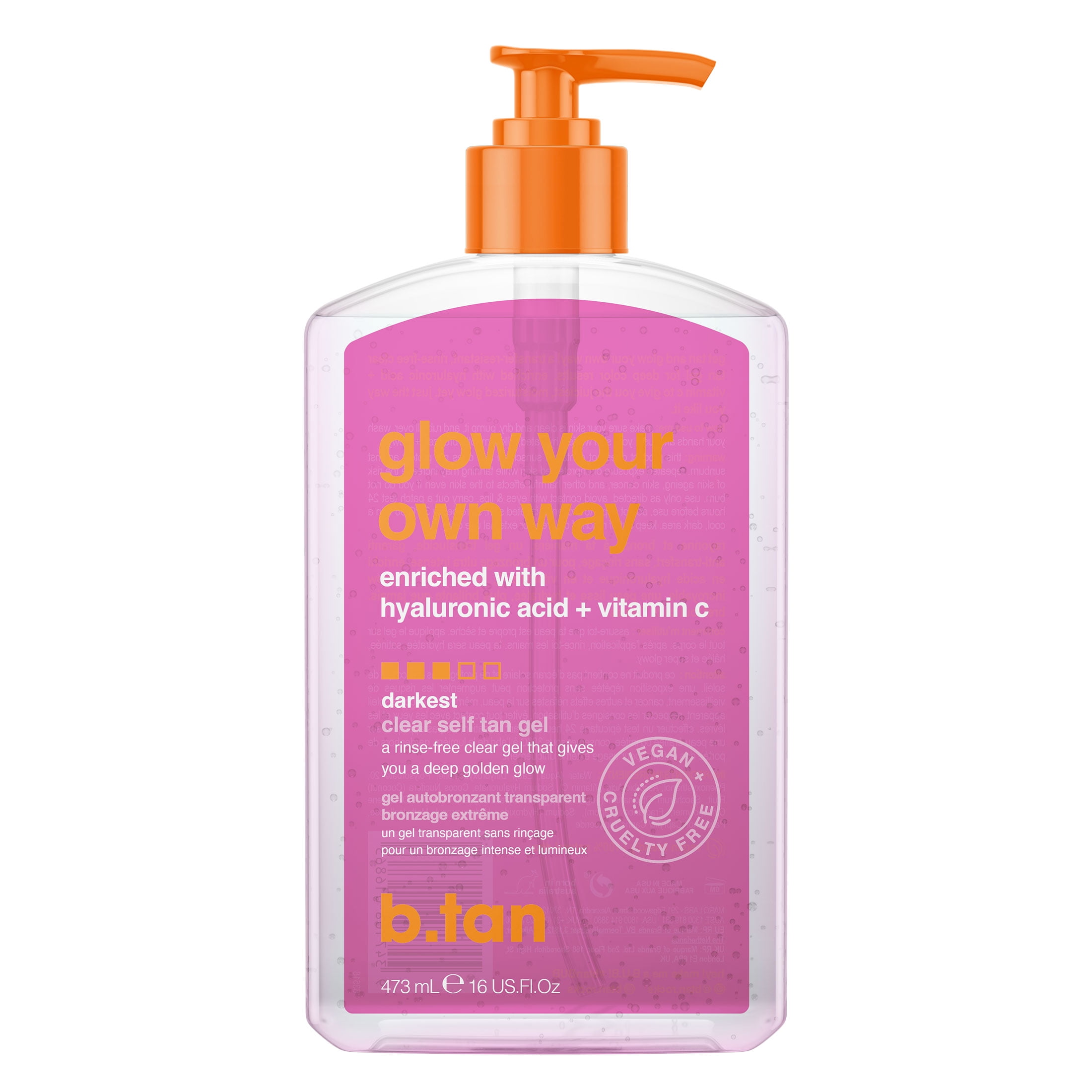 b.tan glow your own way - self tan gel 16 fl oz B.Tan