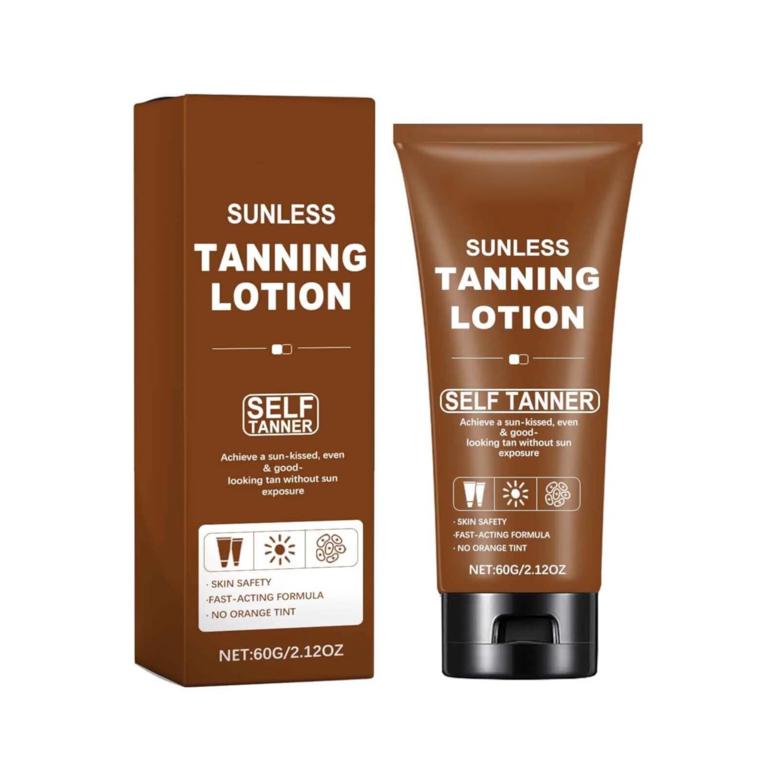 Tkrady Sunless Tanning Lotion Tanning Lotion Self Tanner Tanning Body Lotion Wheats Color Tanning Lotion Tanning Lotion Tanning Cream Tanning Color 60g Tkrady