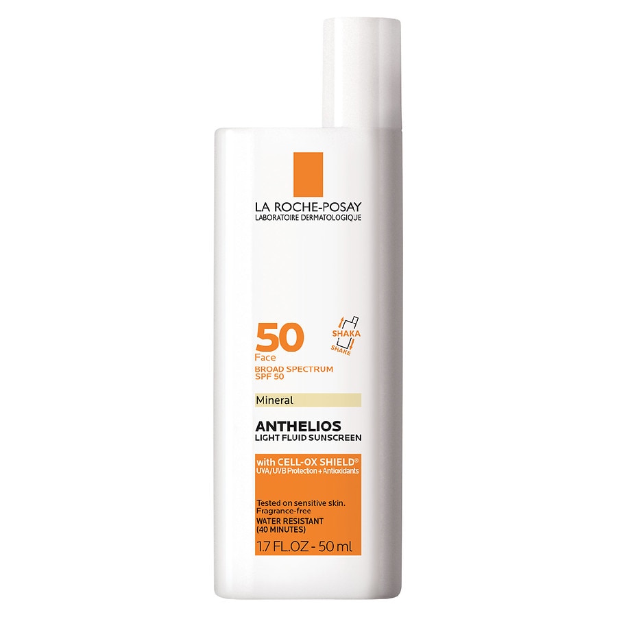 La Roche-Posay Anthelios Mineral Ultra Light Fluid Face Sunscreen with Zinc Oxide and SPF 50 La Roche-Posay