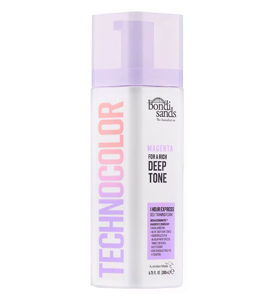 Bondi Sands Technocolor 1 Hour Express Self Tanning Foam - Magenta Bondi Sands