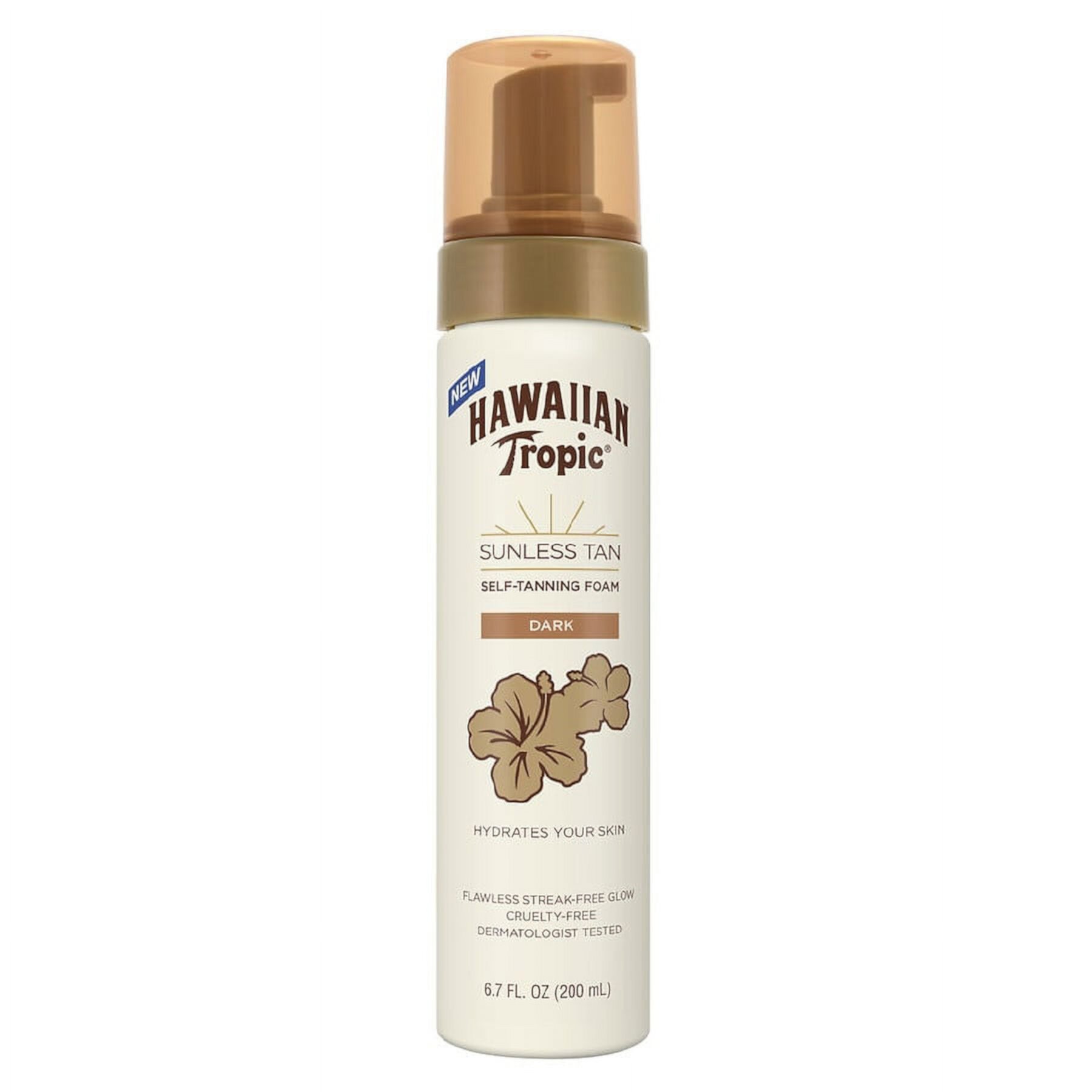 Hawaiian Tropic Sunless Tan Self-Tanning Foam, Dark Hawaiian Tropic