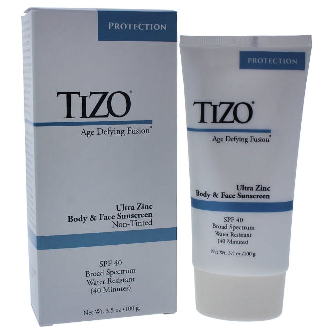 Ultra Zinc Body and Face Non-tinted SPF 40 by Tizo for Unisex - 3.5 oz Sunscreen Tizo