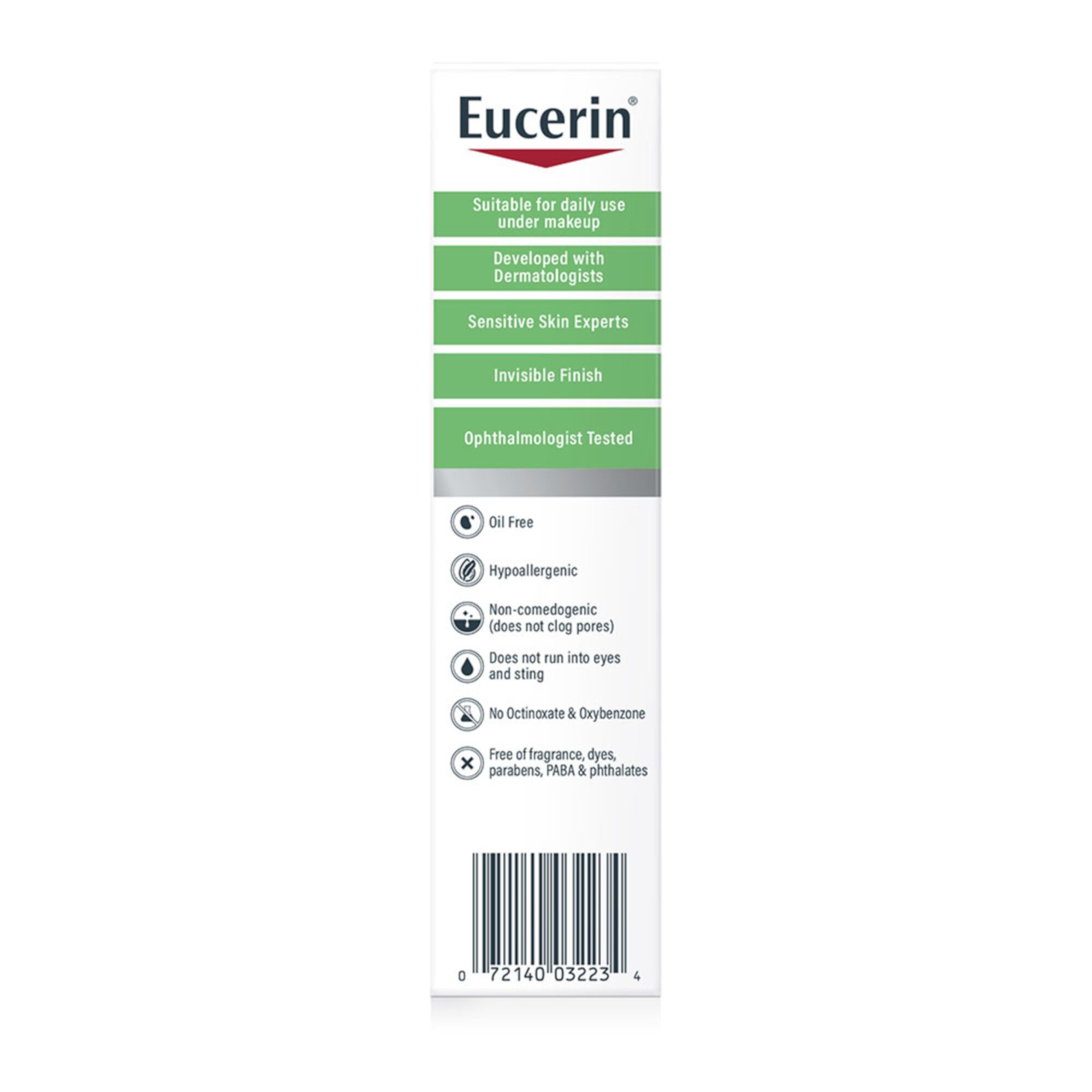 Eucerin, Oil Control, Lightweight Sunscreen Lotion for Face, SPF 50, 2.5 fl oz (75 ml) Eucerin