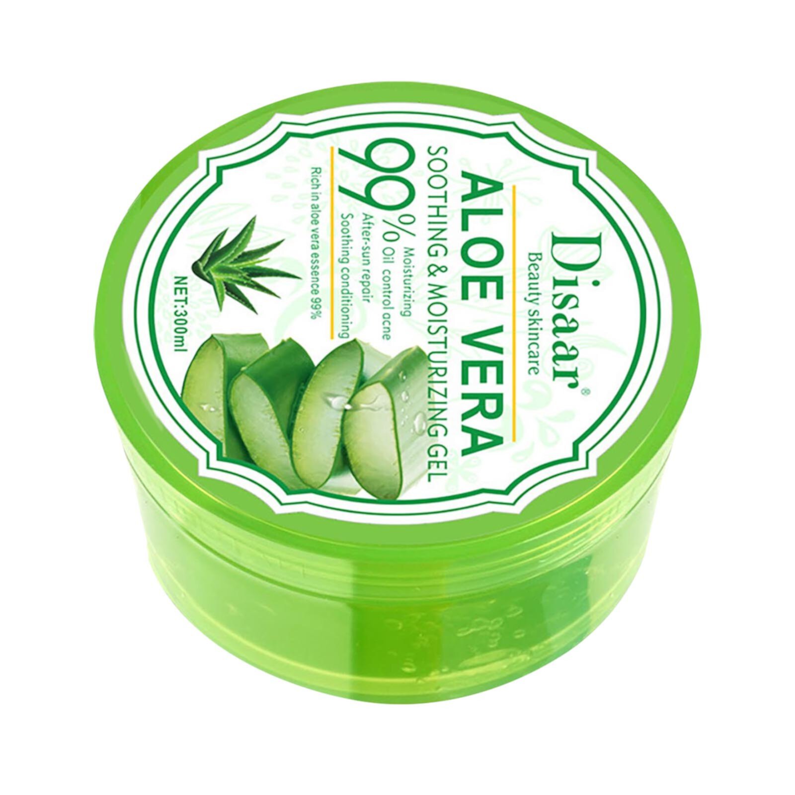 Teissuly The New Soothing And Moisturizing Aloe Gel Moisturizes And Hydrates 99% Of The Skin, With Large Capacity. Aloe Gel 300ML Teissuly