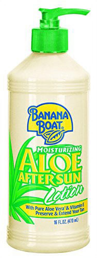 Banana Boat Aloe Vera Sun Burn Relief Sun Care After Sun Lotion (Pack of 4) BANANA BOAT