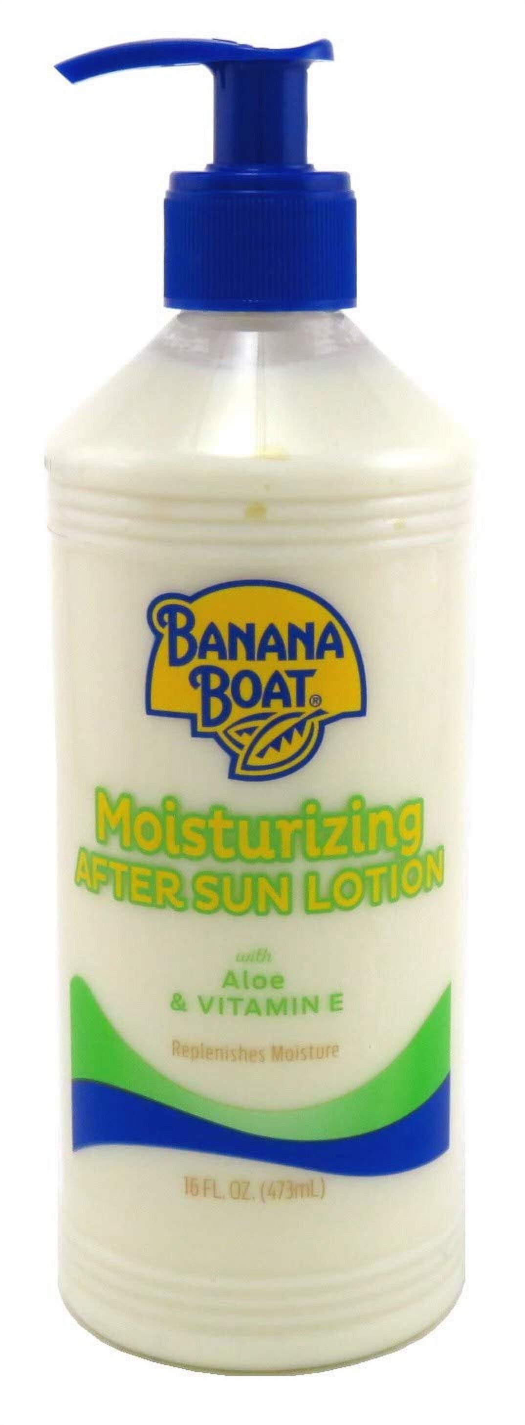 Banana Boat Moisturizing Aloe After Sun Lotion, 16 Oz, 3 Pack BANANA BOAT