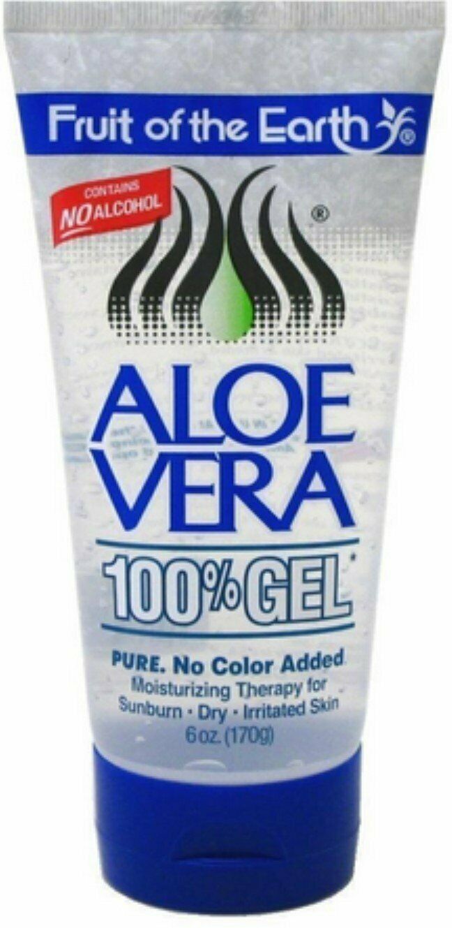 Fruit of the Earth Aloe Vera 100% Gel - 6 oz, 5-Pack Fruit of the Earth