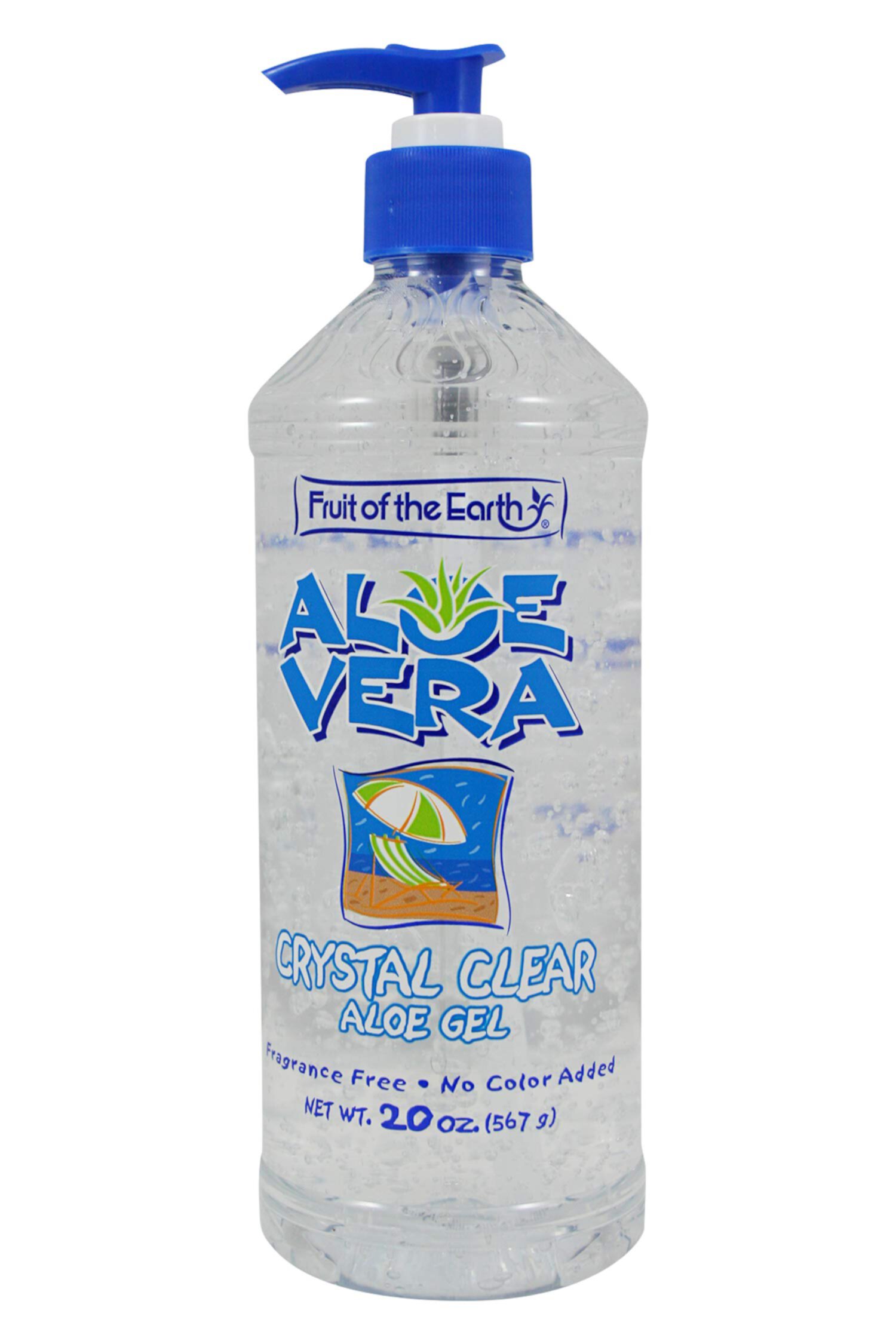 Fruit of the Earth Aloe Vera Crystal Clear Aloe Gel,20 oz (Pack of 2) Fruit of the Earth