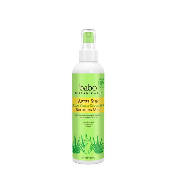 Babo Botanicals After Sun Aloe Vera And Cucumber Soothing Mist, 5.5 Oz Babo Botanicals