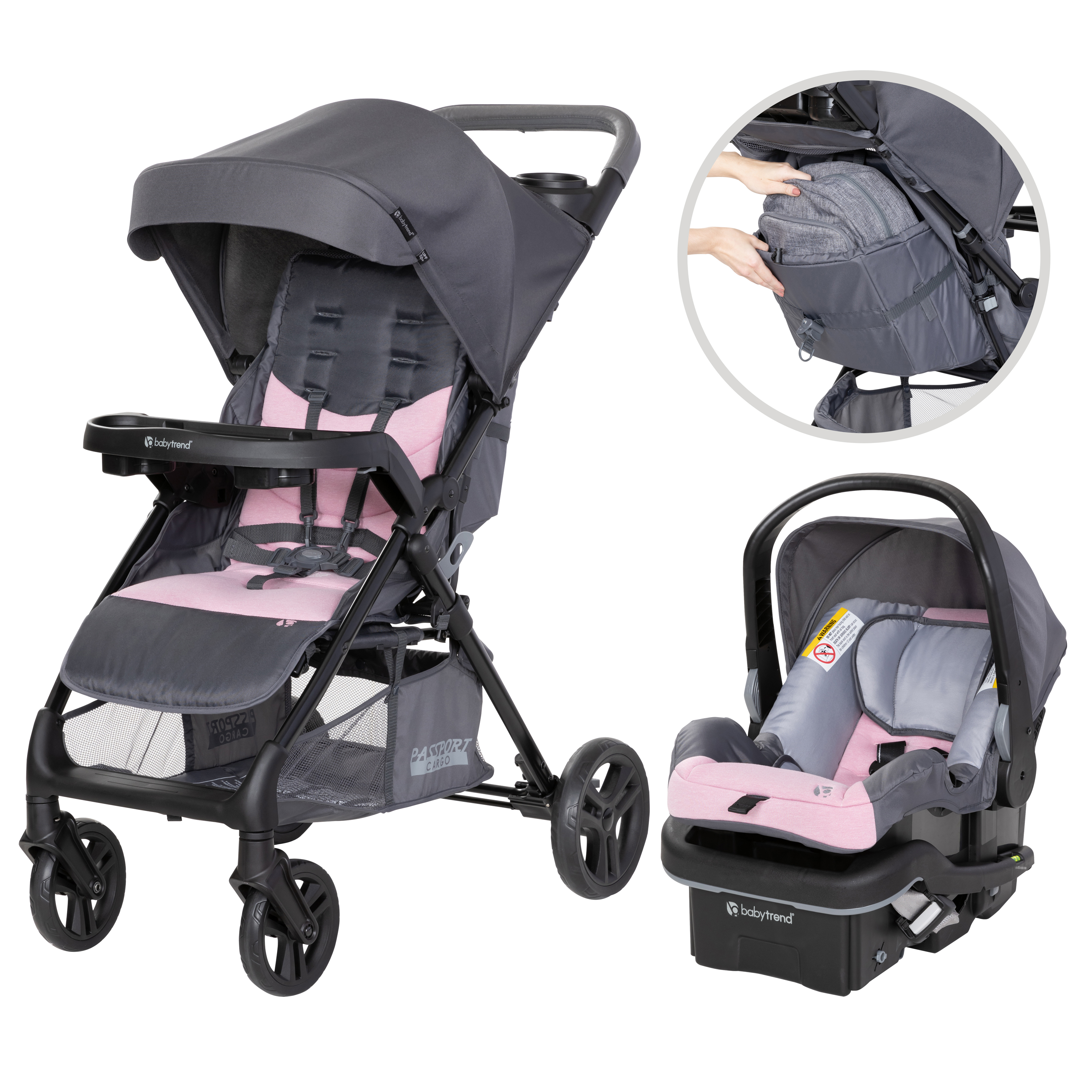 Baby Trend Passport Cargo Travel System (with EZ-Lift™ PLUS Infant Car Seat) Baby Trend