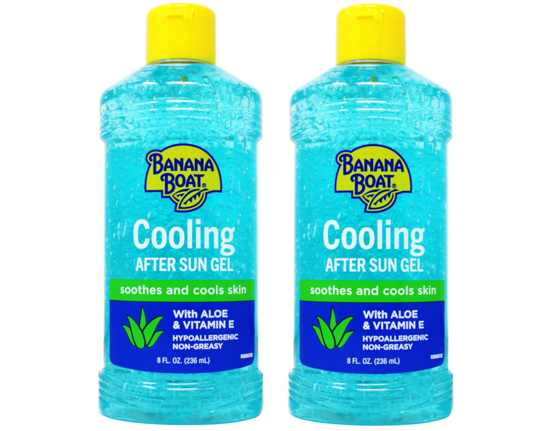 2 Pack - Banana Boat Cooling After Sun Gel with Aloe Vera and Vitamin E, 8oz BANANA BOAT