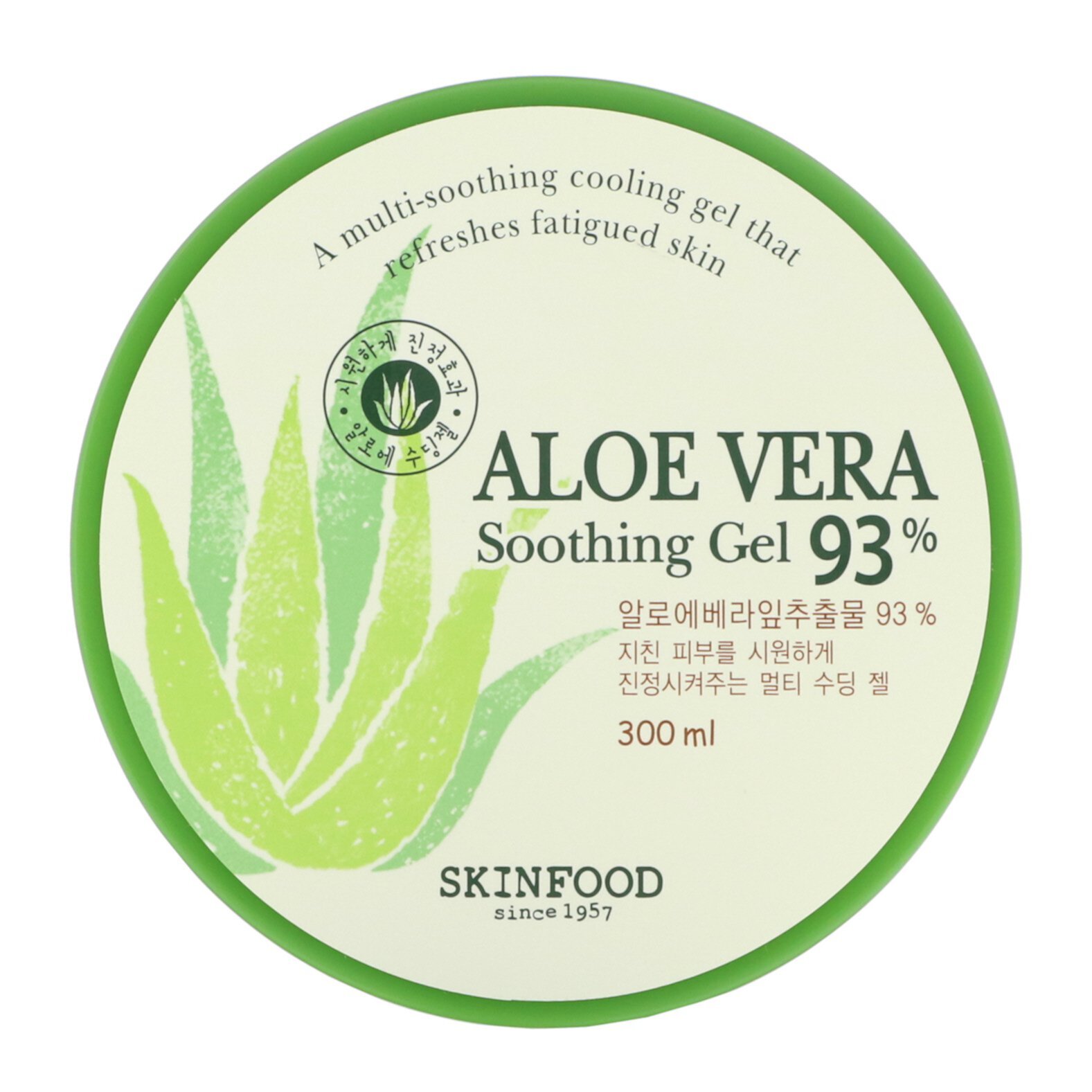 Aloe Vera Soothing Gel 93%, 300 ml, Skinfood SKINFOOD