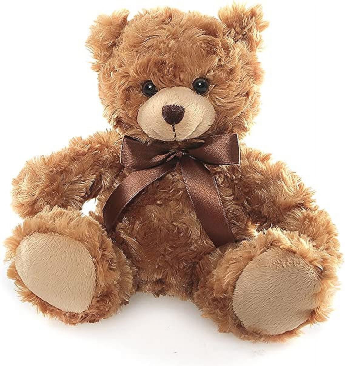 Plushland Sitting Bear Stuffed Animal with Bow-Ties,Plush Teddy Bear Toys for Kids & Adults Mother's Day Valentine Birthday Made by aliens