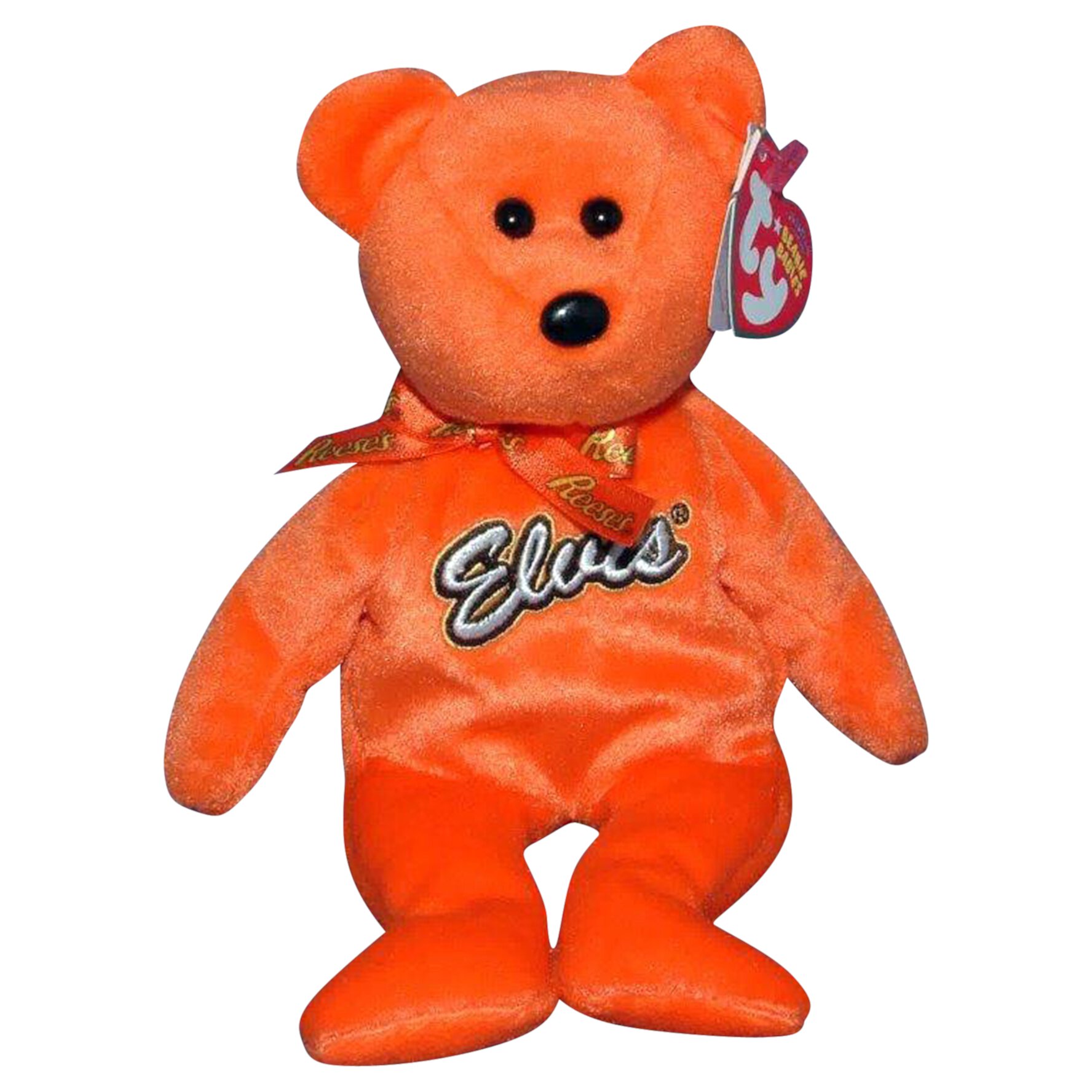 Ty Beanie Baby: Coco Presley the Teddy Bear | Orange | Stuffed Animal TY