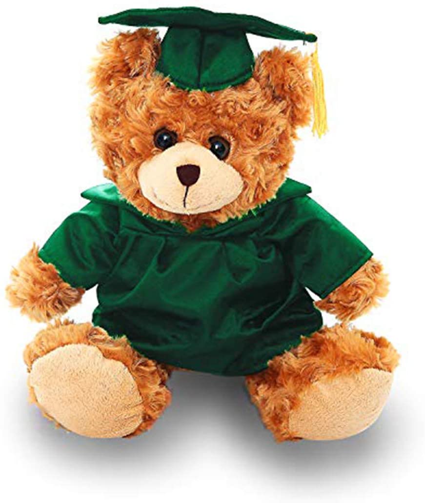 Made by Alien’s  Personalized Graduation Teddy Bear Gift, 12 Inch Stuffed Brown Bear Class of 2022. Plushland