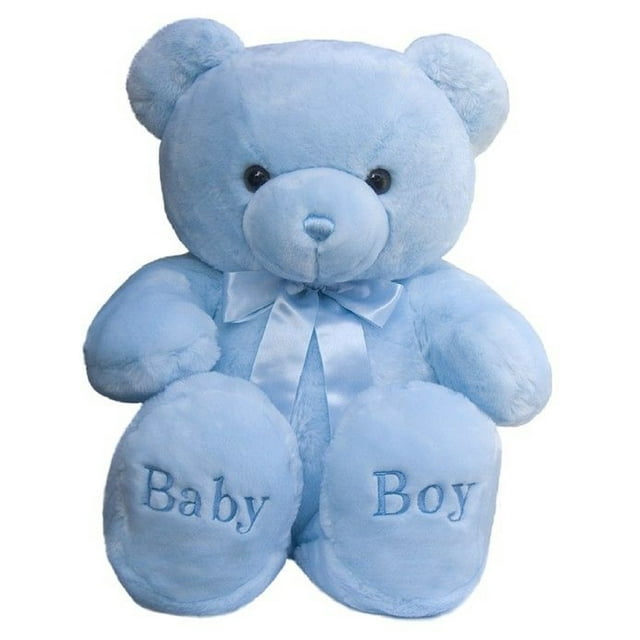 Baby Boy Comfy Blue 36" Classic Teddy Bear Aurora