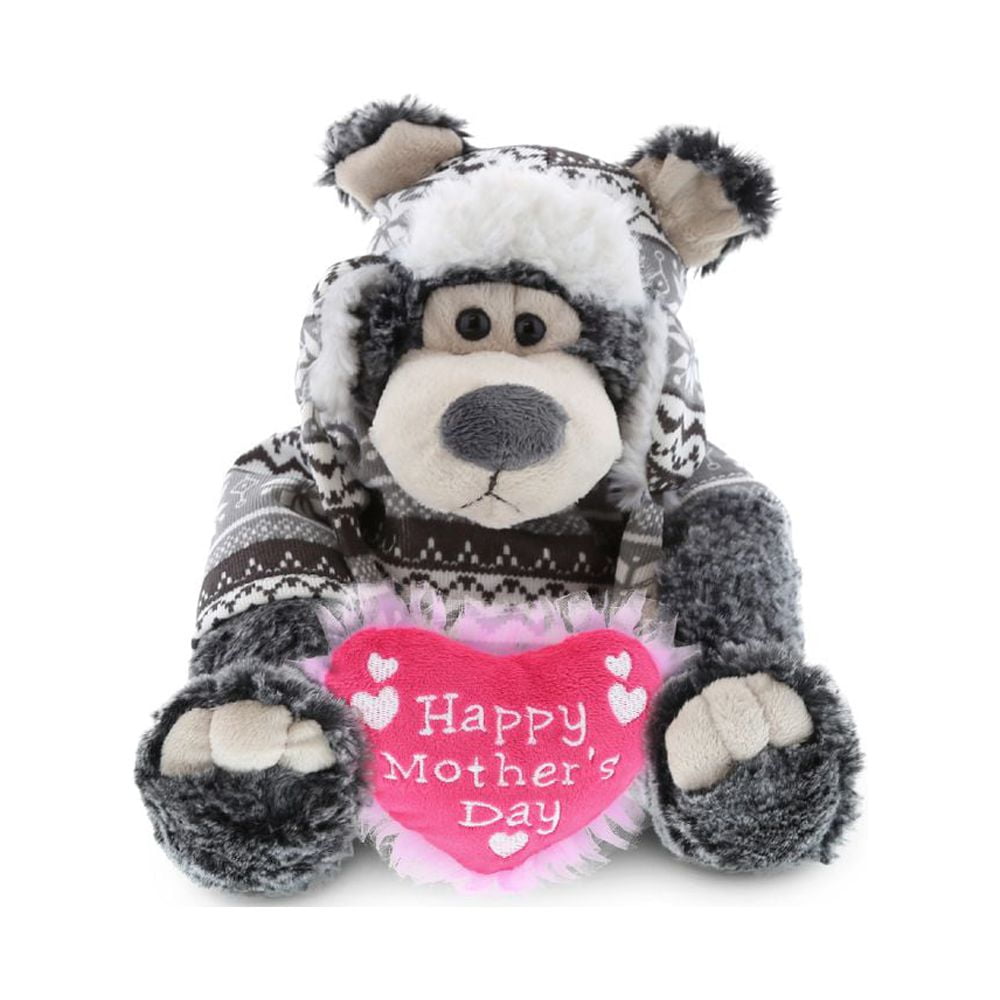 Dollibu Happy Mother's Day Heart White Sheep Plush - 9.5 inches Dollibu