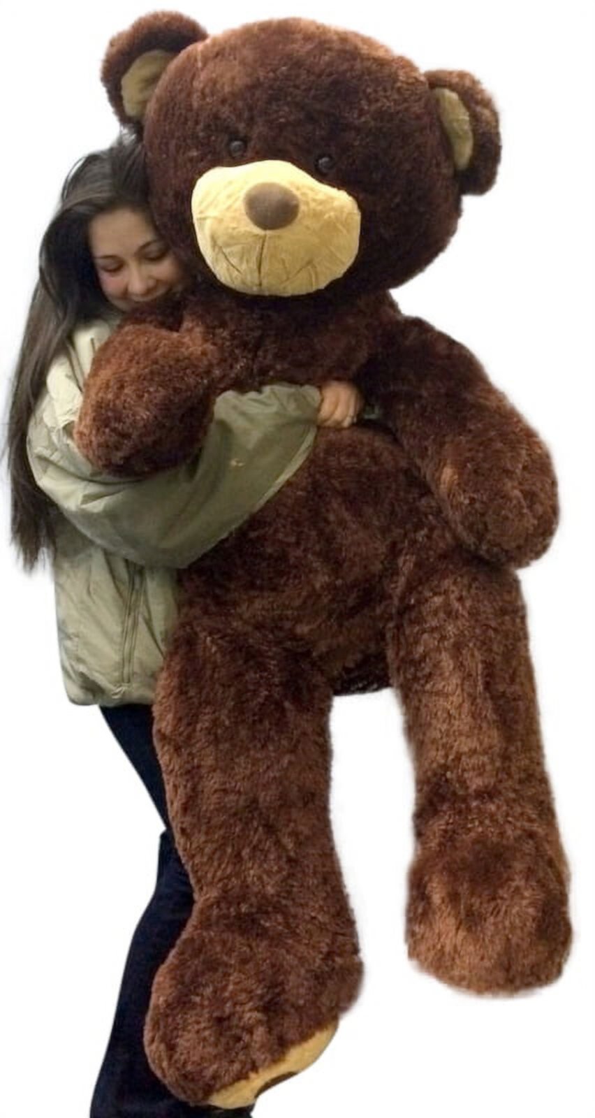 Giant 5 Foot Teddy Bear 60 Inch Soft Brown Oversized Big Plush Teddybear Big Plush