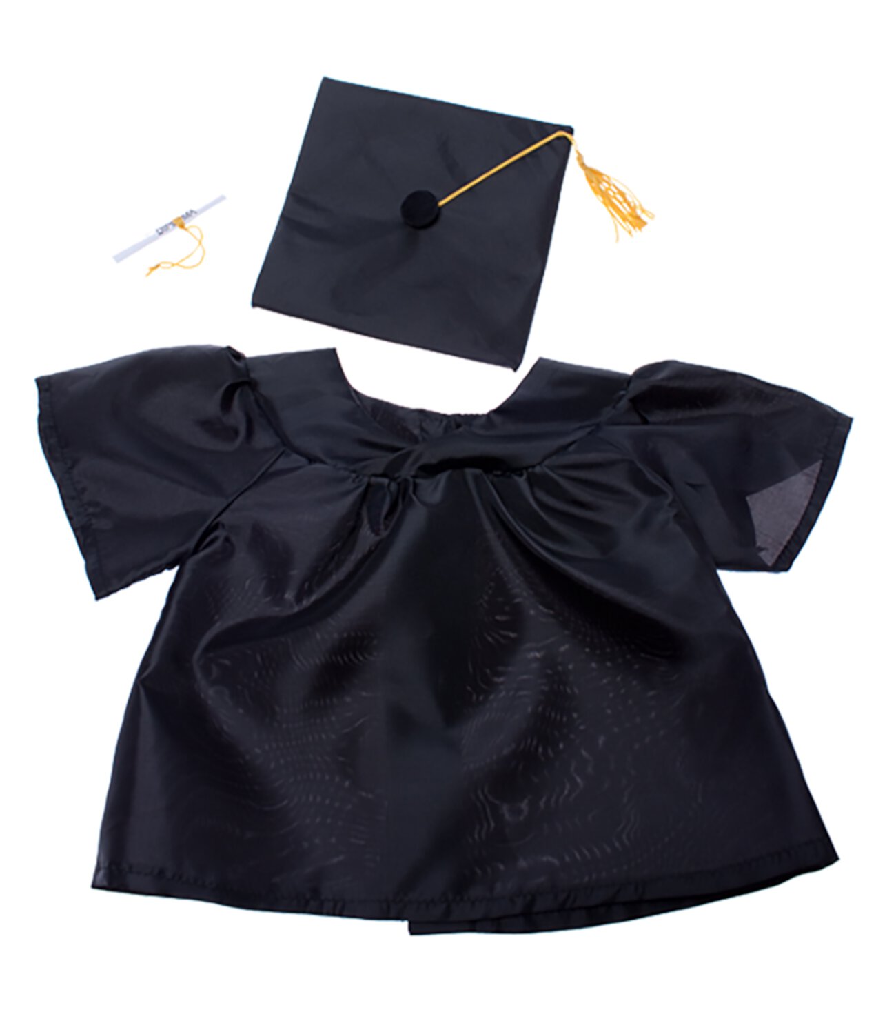 Graduation Gown w/Hat & Scroll Outfit Teddy Bear Clothes Fits Most 14"-18" Build-A-Bear and Make Your Own Stuffed Animal Stuffems Toy