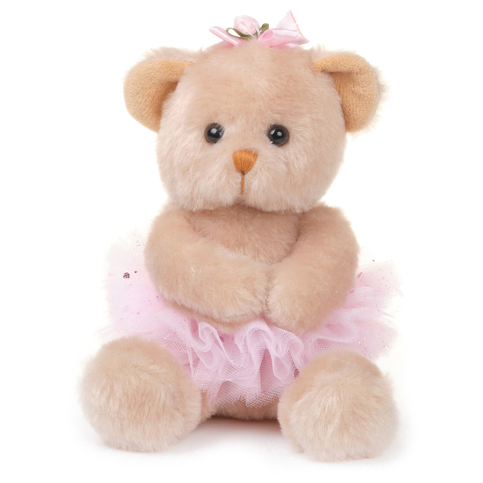 Bearington Bella Plush Ballerina Stuffed Animal Teddy Bear, 6 Inch Bearington Collection