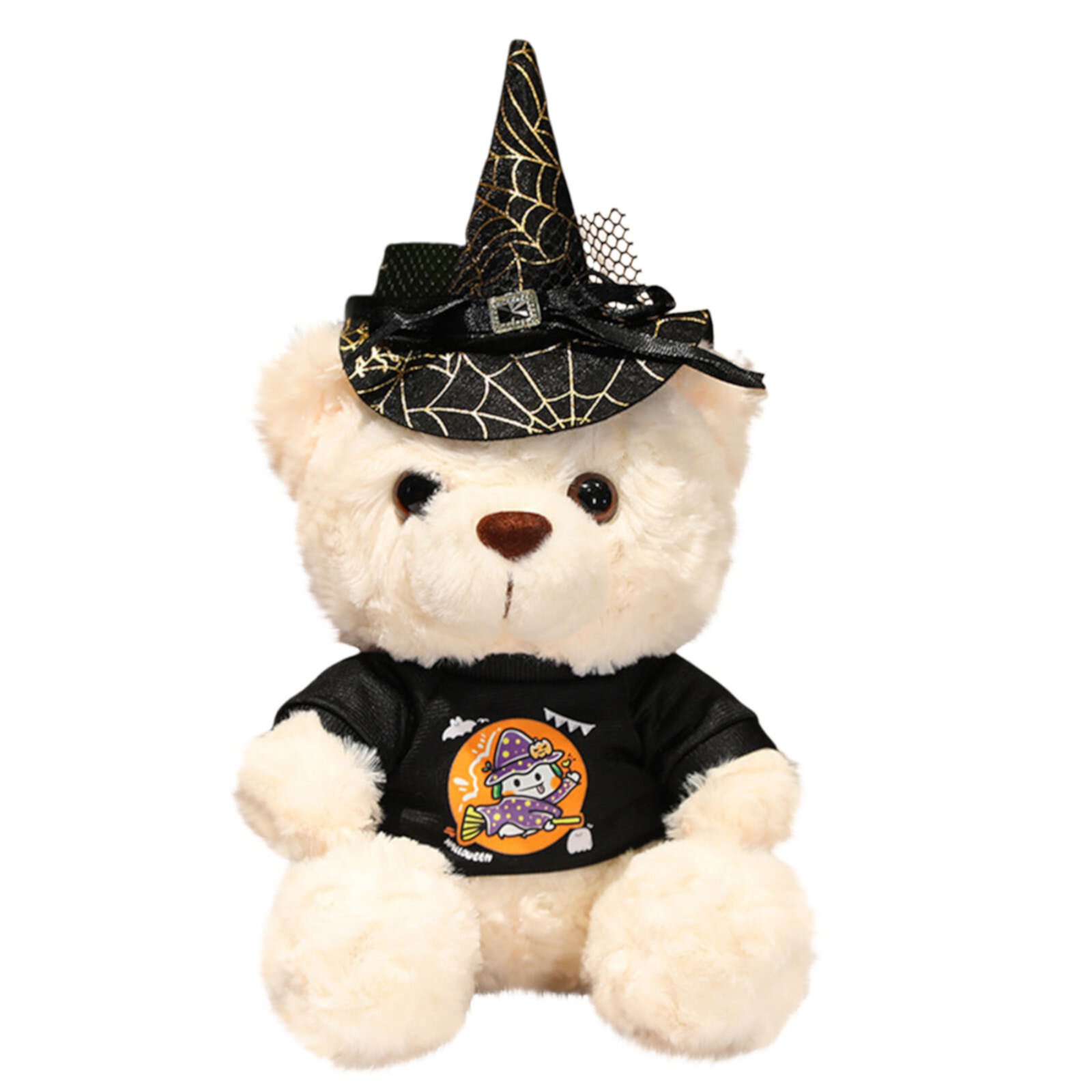 2025 Upgraded Halloween Teddy Bear Plush Doll Hat Wearing Bear Doll Clearance Sale Langlia